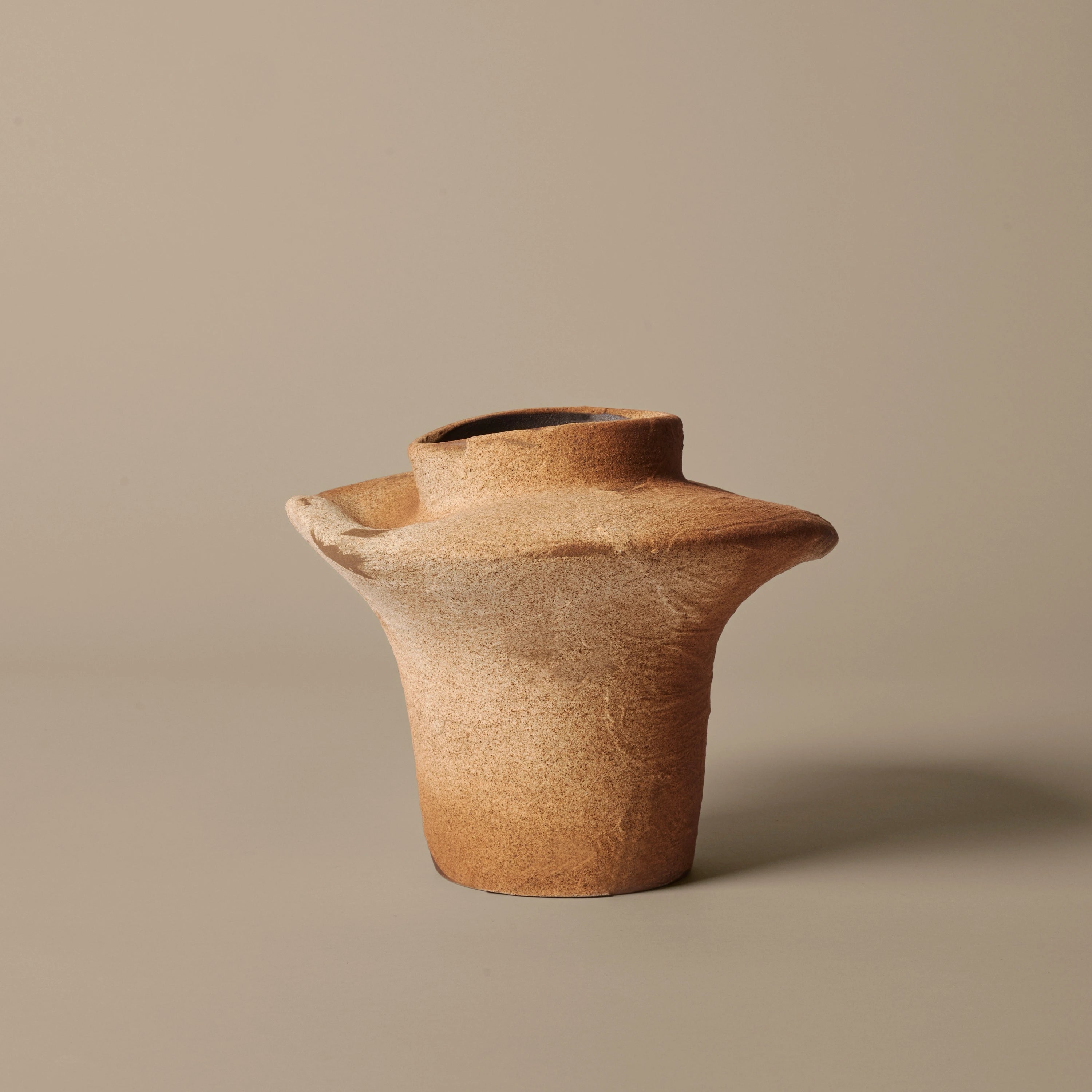 Ferm Living Evio Vase Burnt Umber Small