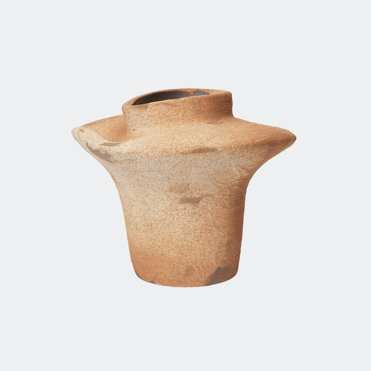 Ferm Living Evio Vase Burnt Umber Small#Color_Burnt Umber