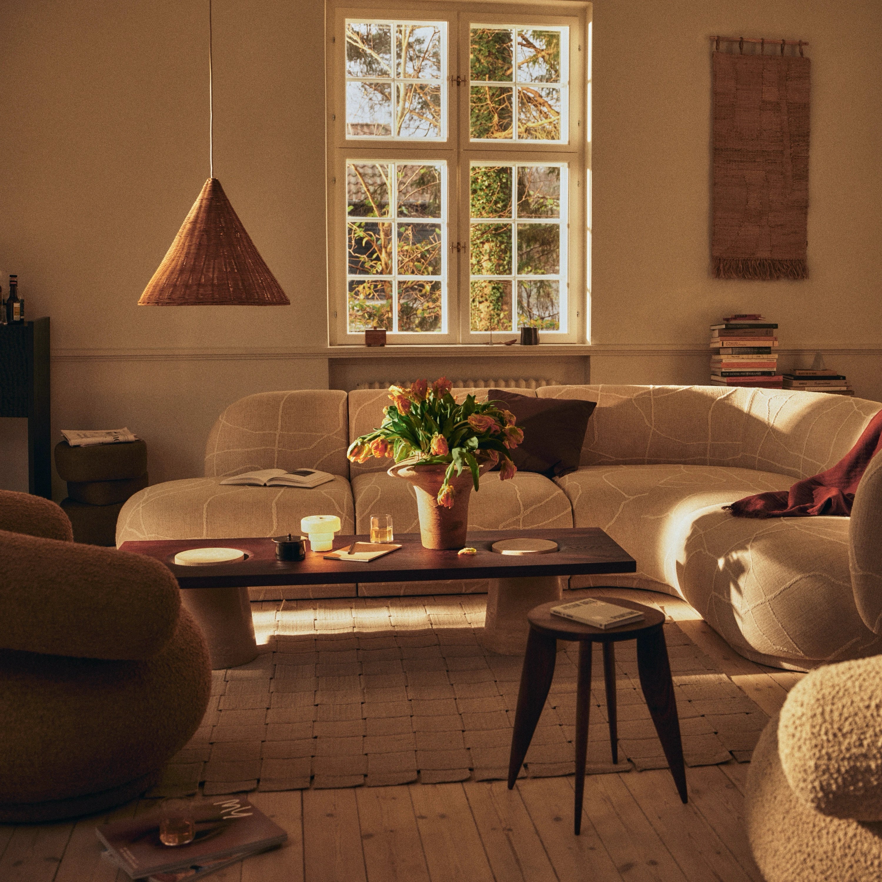 Ferm Living Evio Vase Burnt Umber Large