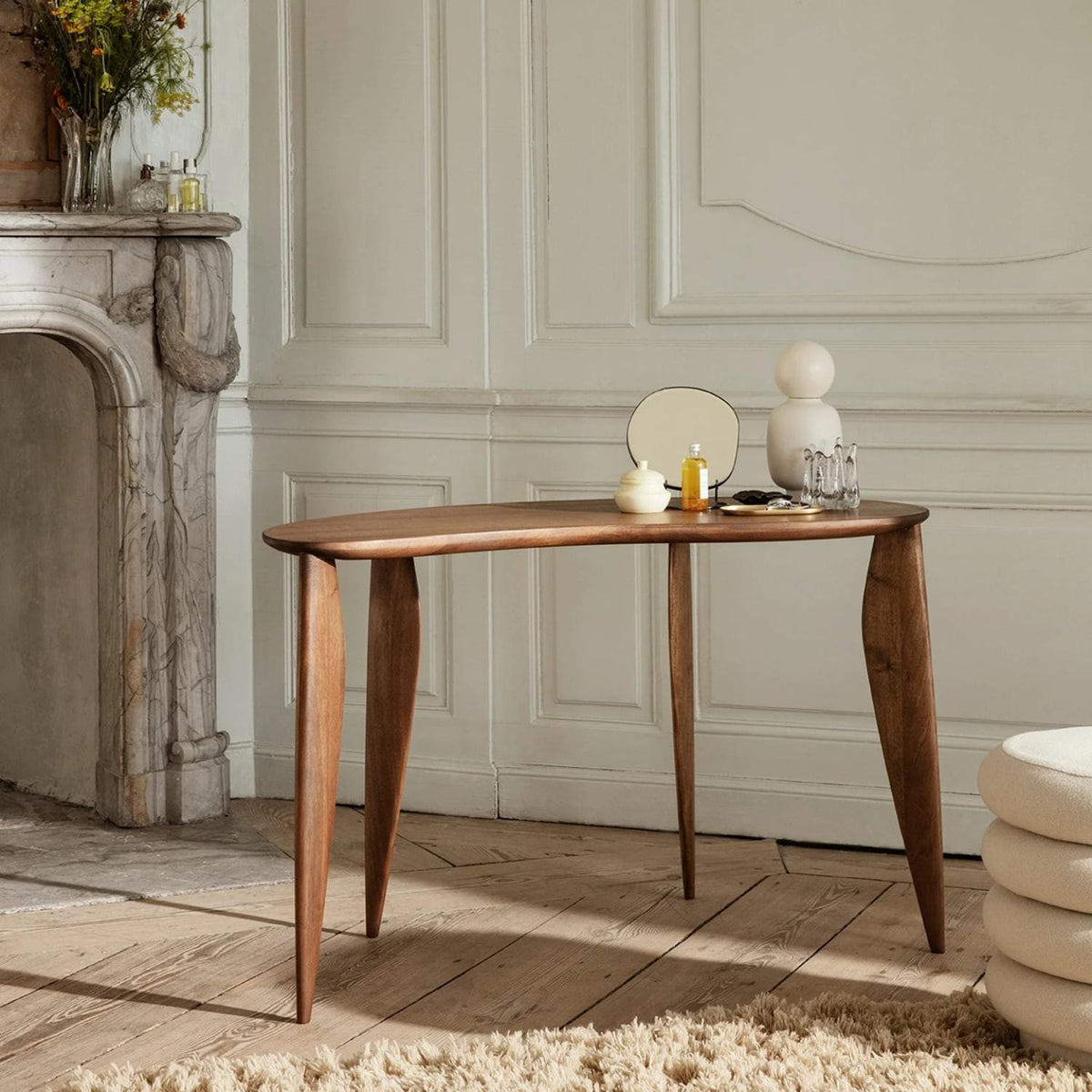 Ferm Living Feve Desk Walnut#Finish_Walnut