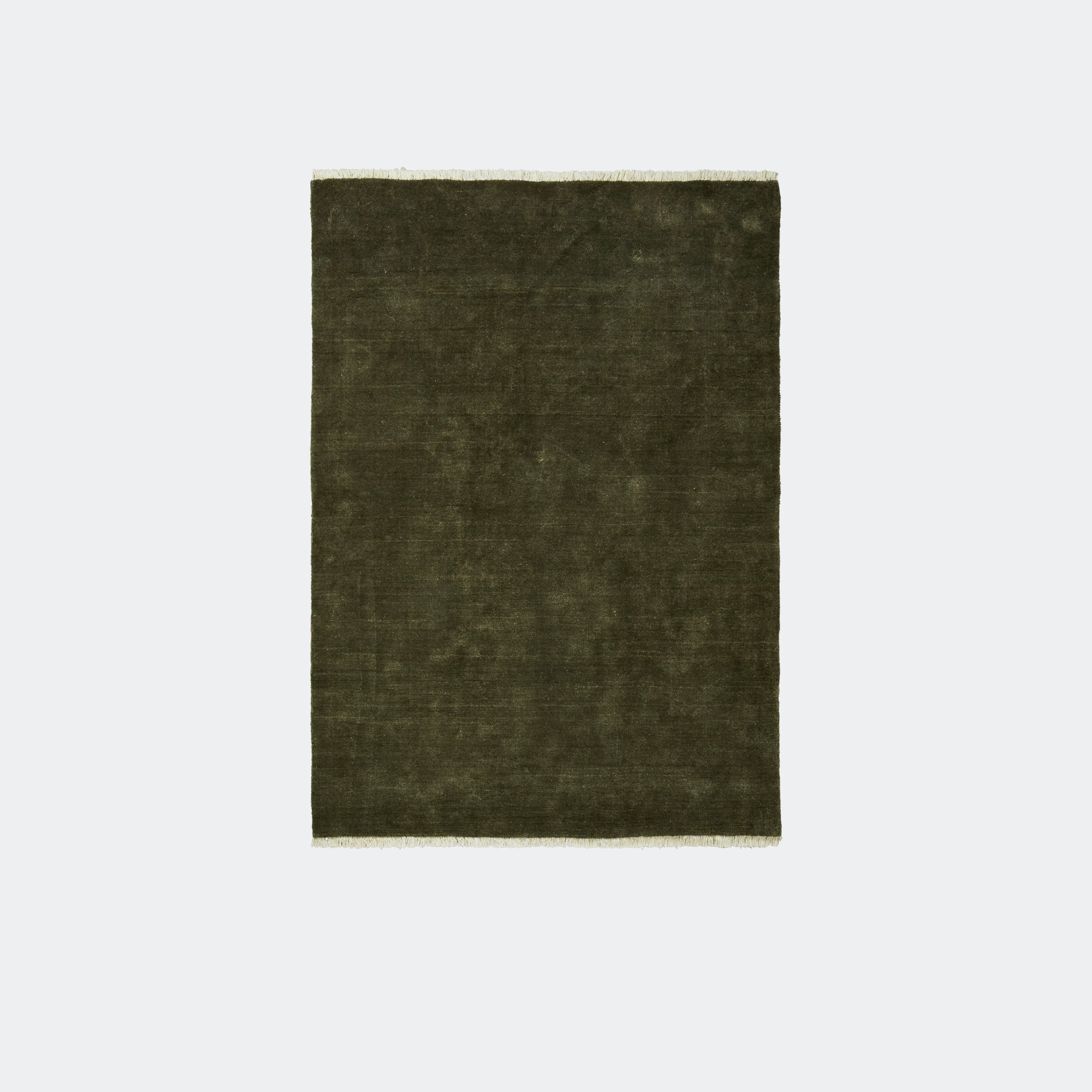 Ferm Living Firth Jute Rug Dark Olive 8' x 5.5’ - KANSO