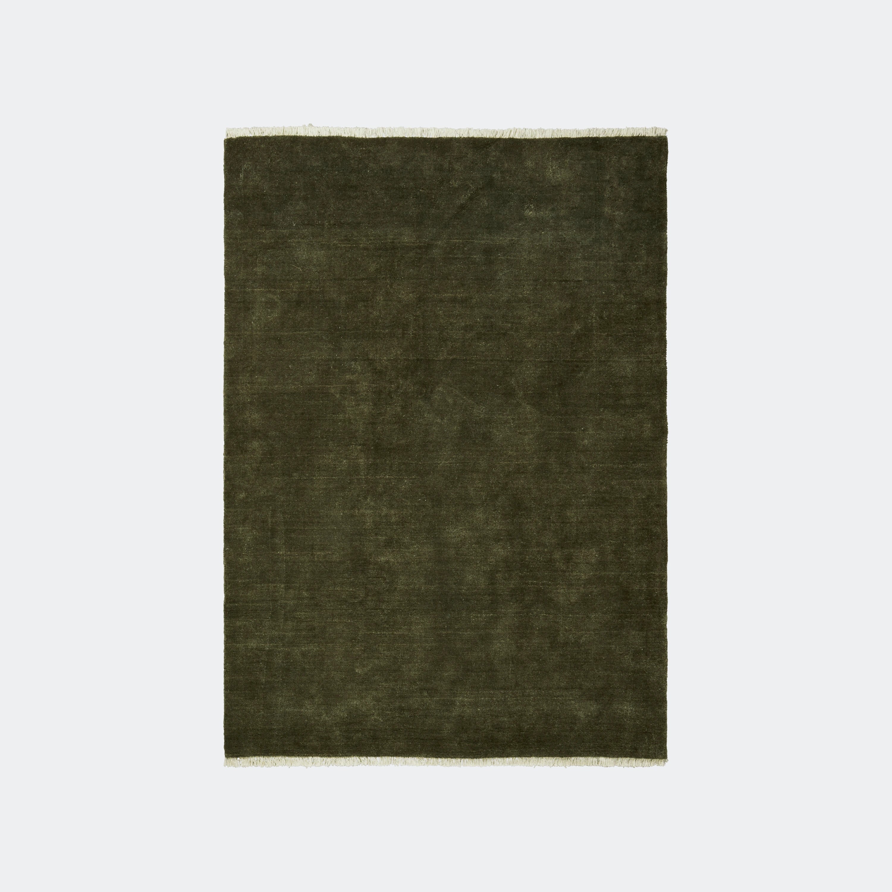 Ferm Living Firth Jute Rug Dark Olive 10' x 6.5’ - KANSO