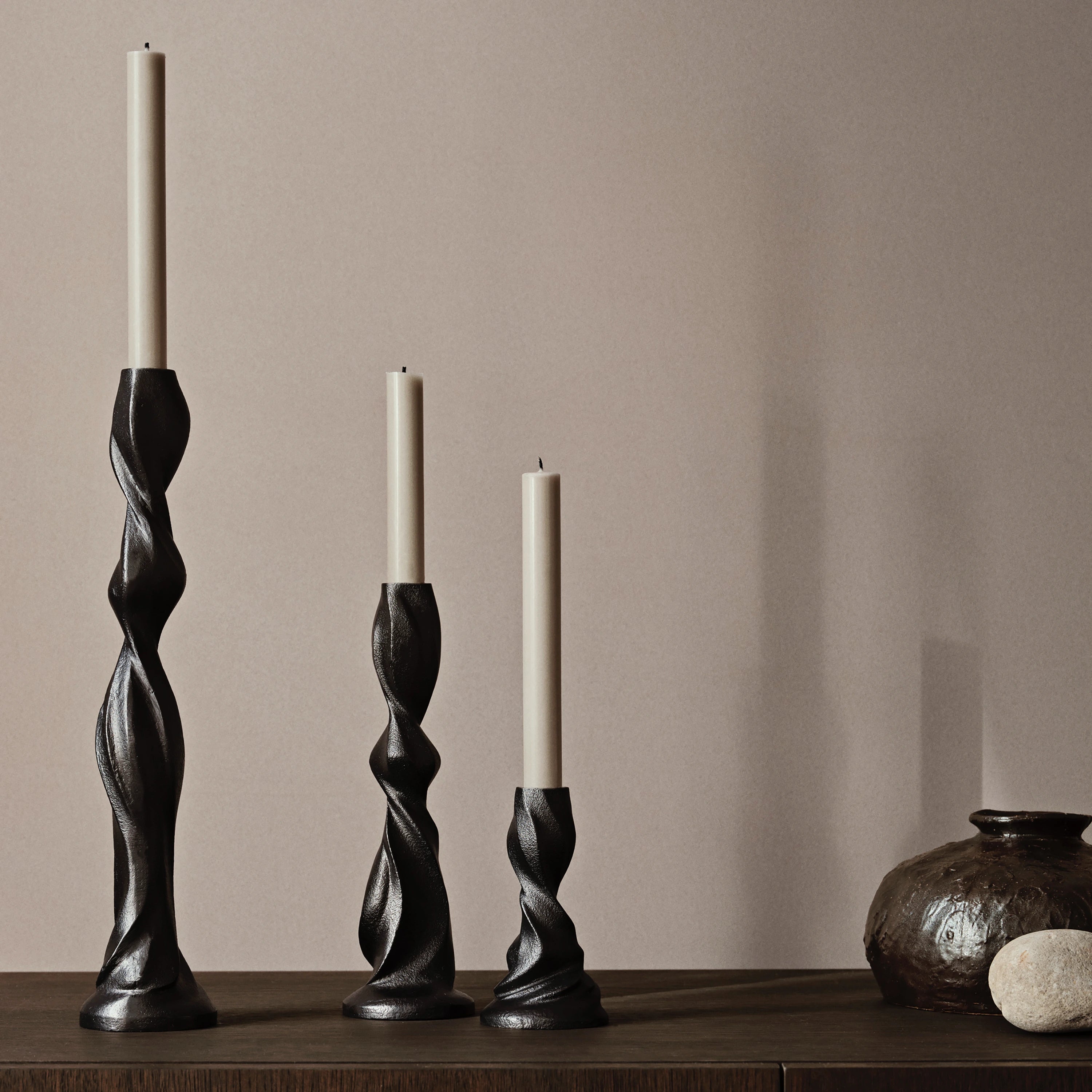 Ferm Living Gale Candle Holder Large - KANSO