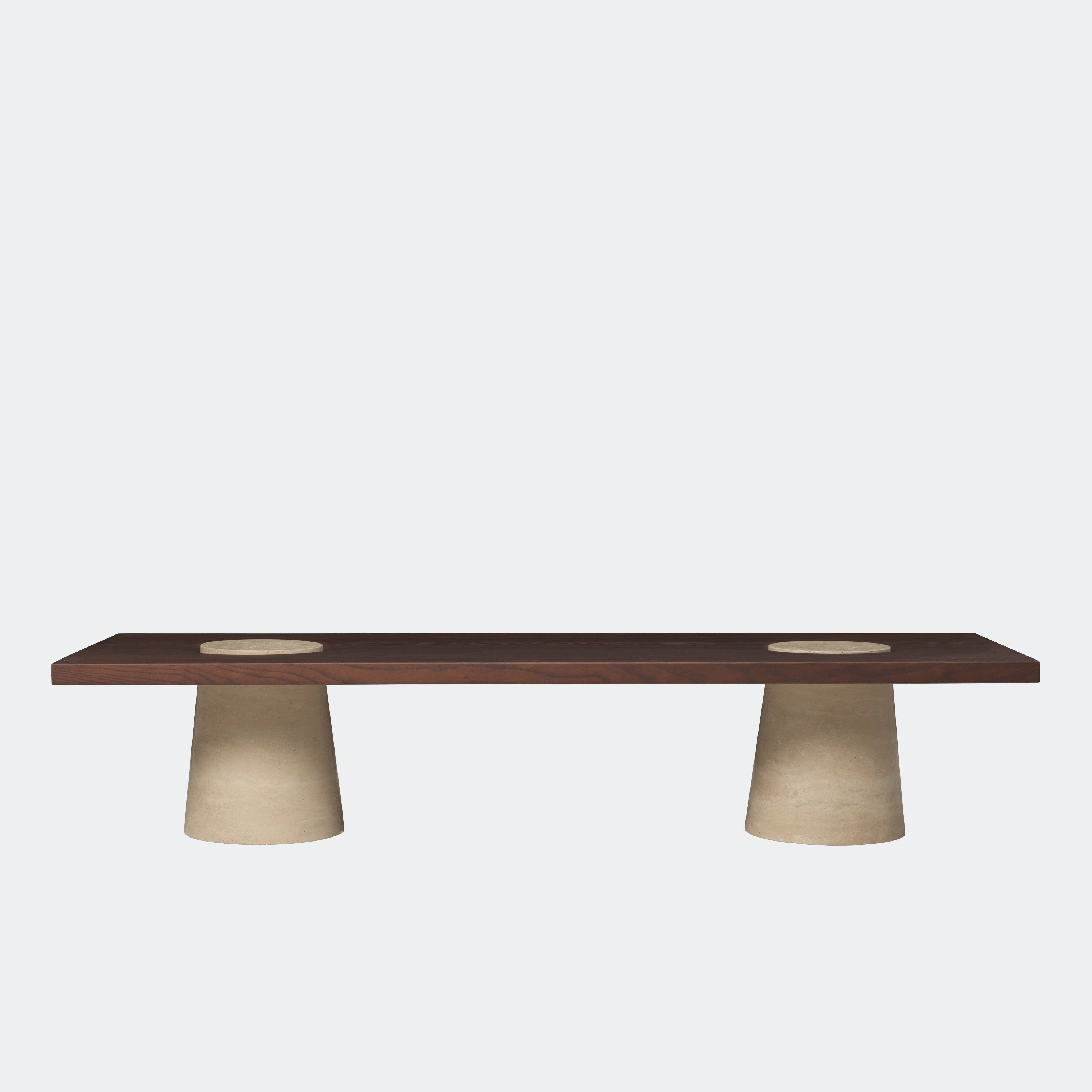 Ferm Living Grova Coffee Table - Travertine