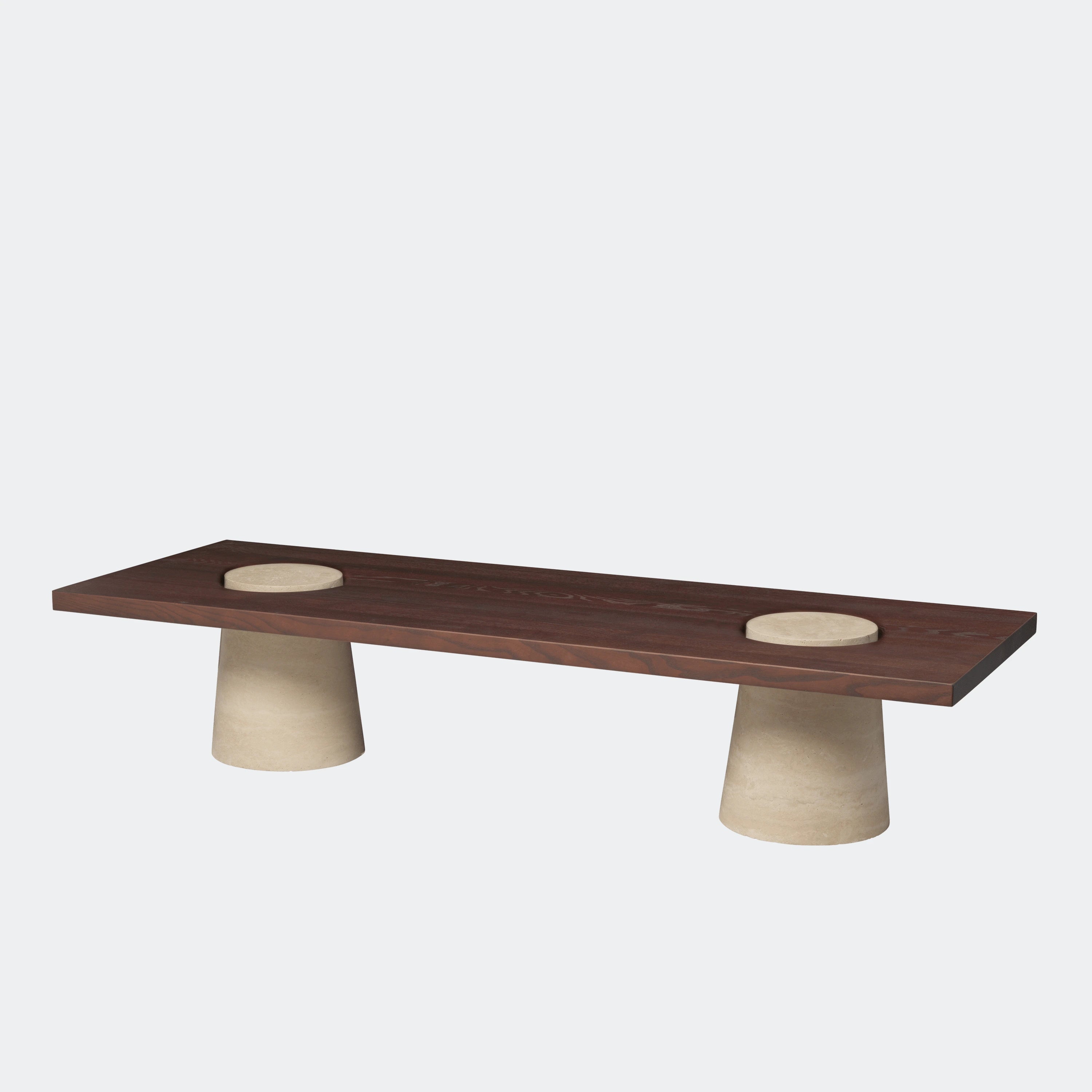 Ferm Living Grova Coffee Table - Travertine