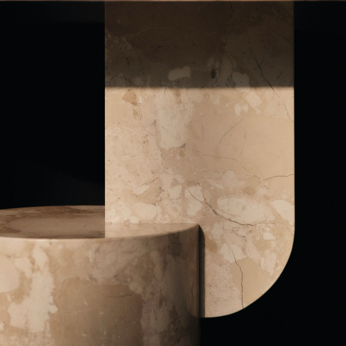 Ferm Living Insert Side Table Sand#Color_Sand