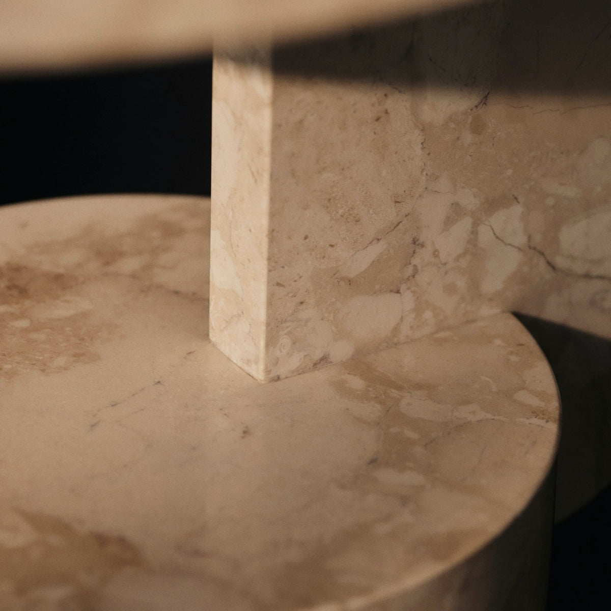 Ferm Living Insert Side Table Sand#Color_Sand