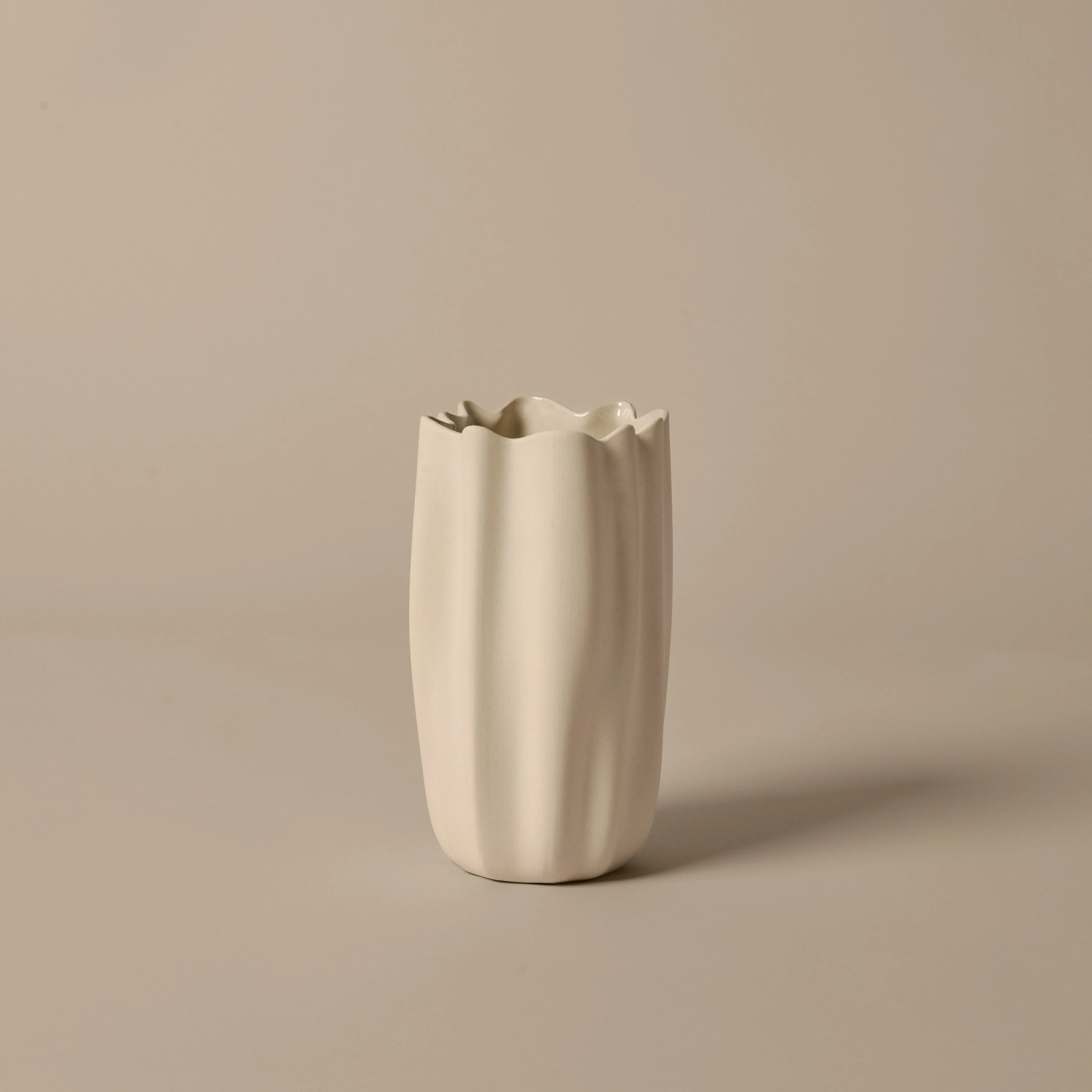 Ferm Living Nium Vase Off-white