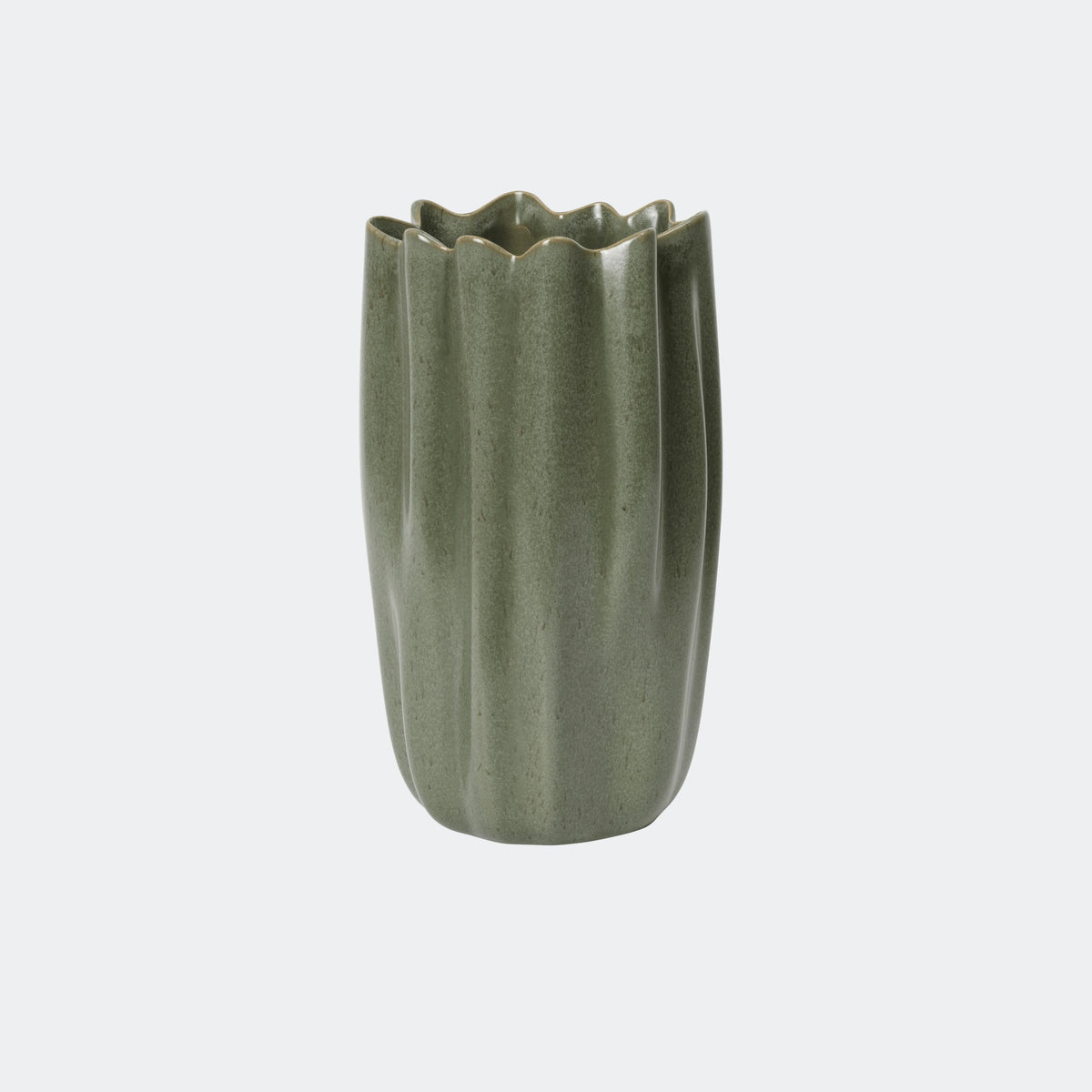 Ferm Living Nium Vase Dark Sage#Color_Dark Sage