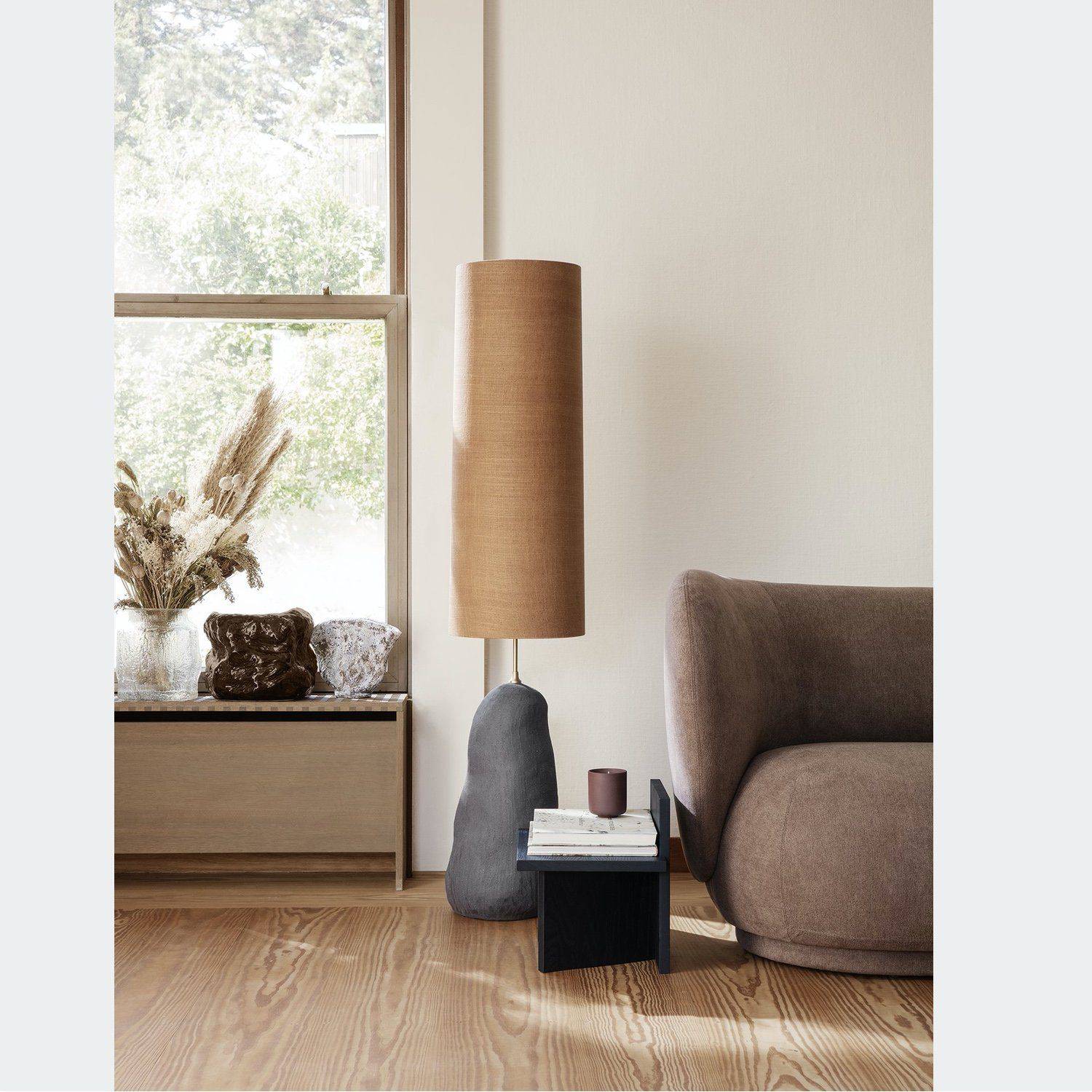 Ferm Living Oblique Stool Stained Black Ash - KANSO#Color_Stained Black Ash
