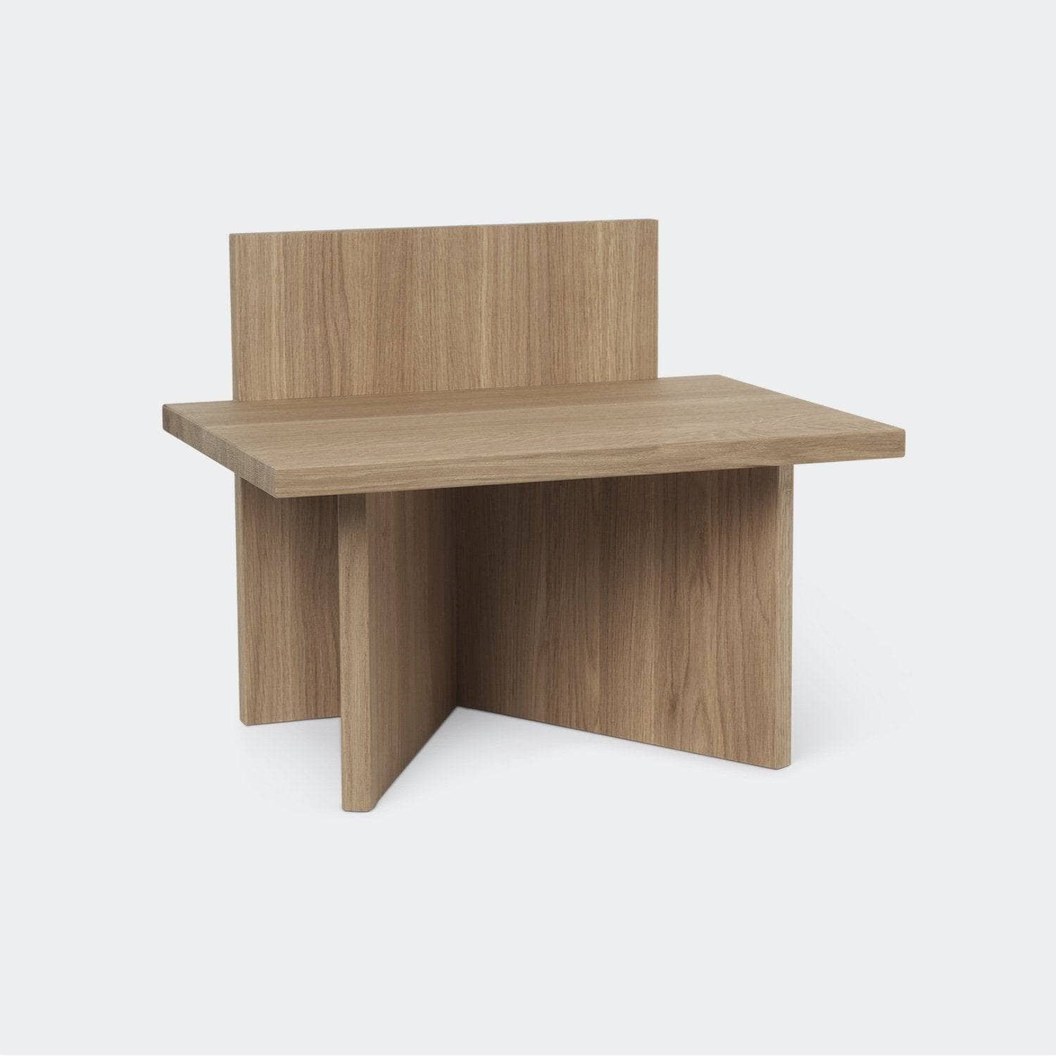 Ferm Living Oblique Stool Oak - KANSO#Color_Oak