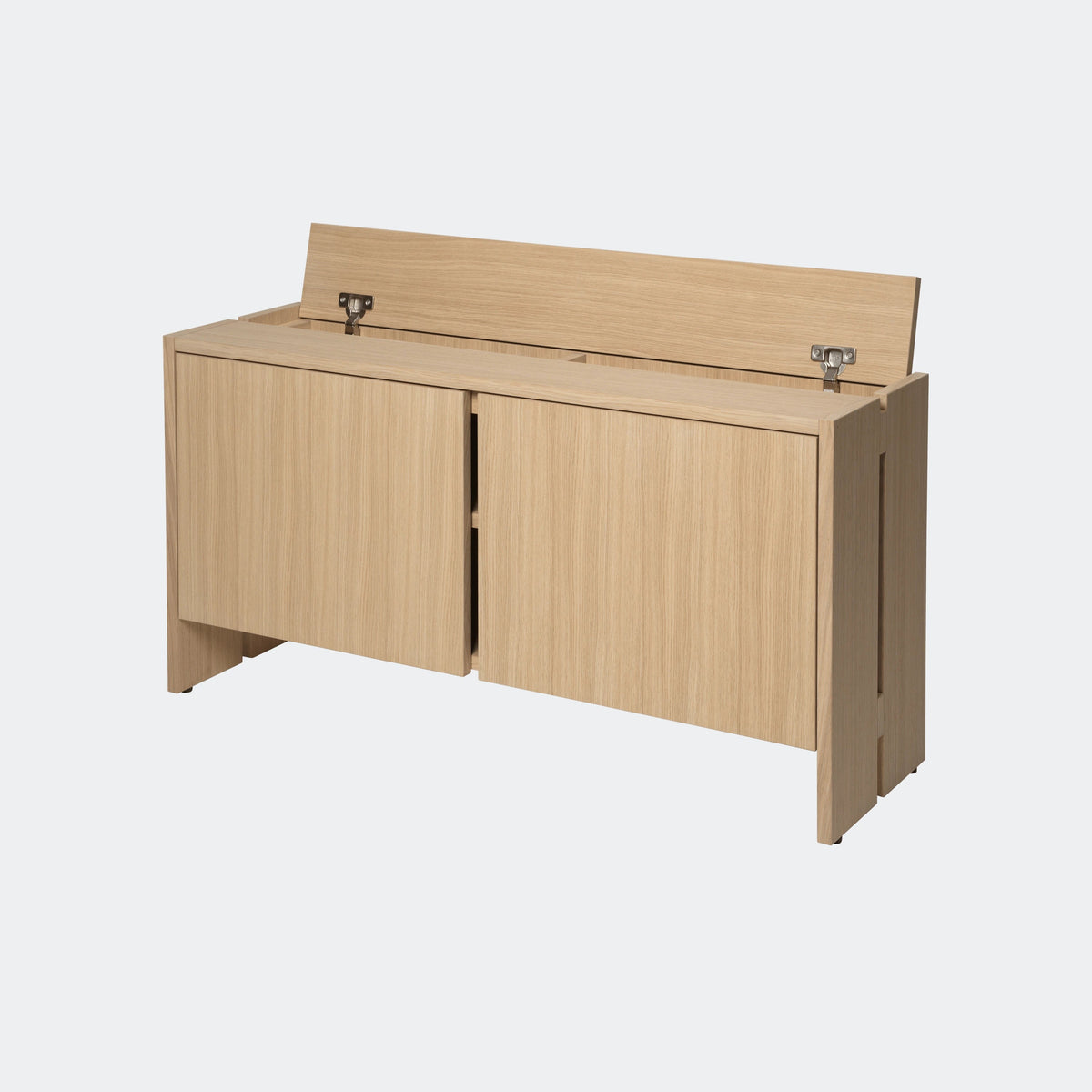 Ferm Living Parcel Hallway Cabinet - Low Natural Oak#Color_Natural Oak