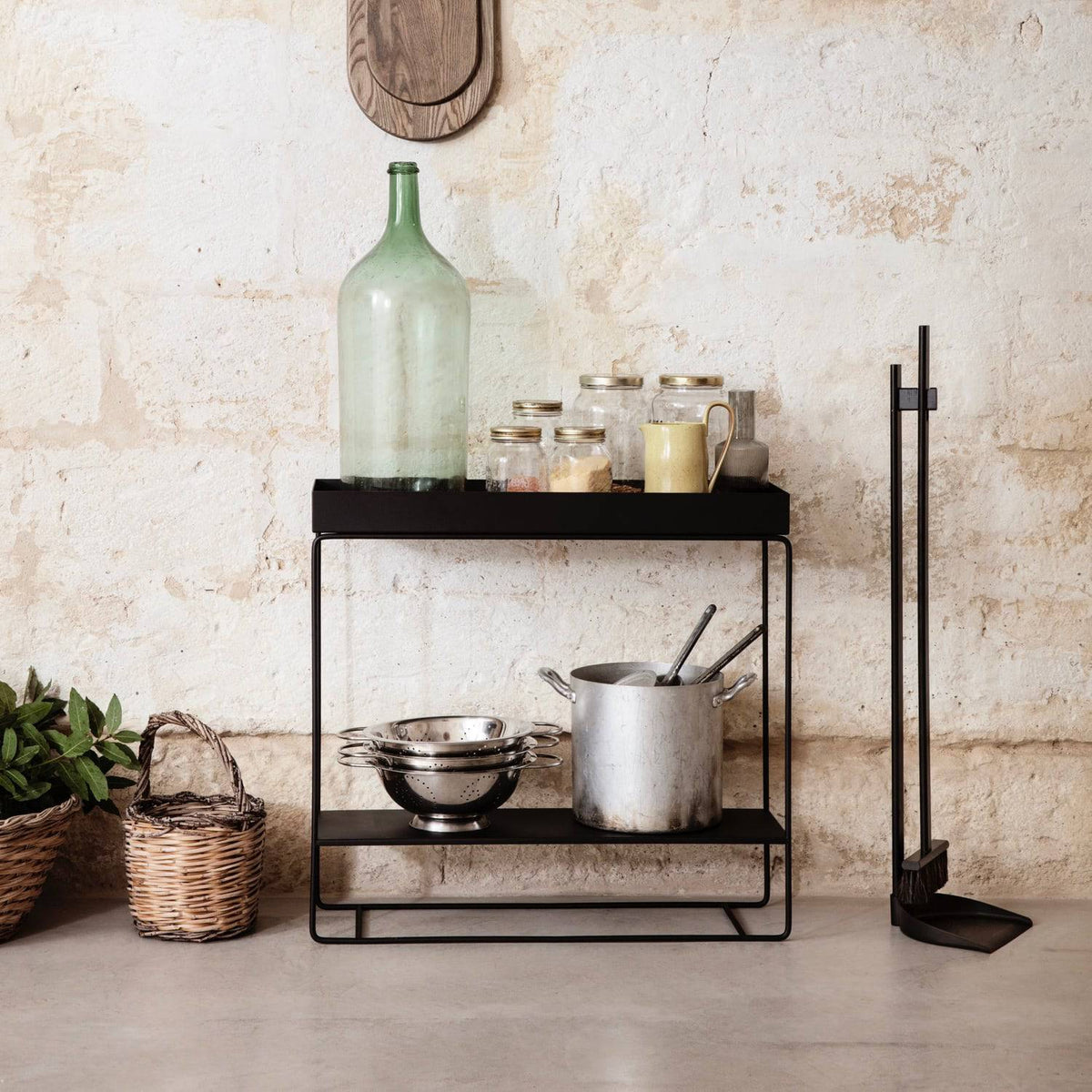 Ferm Living Plant Box Two-Tier Black#Color_Black