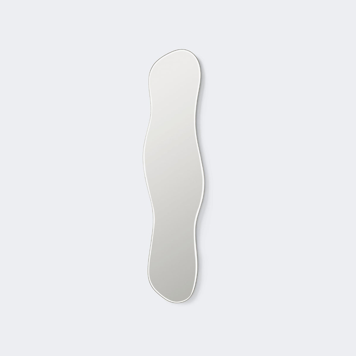 Ferm Living Pond Mirror, Full-Length Dark Chrome#Finish_Dark Chrome