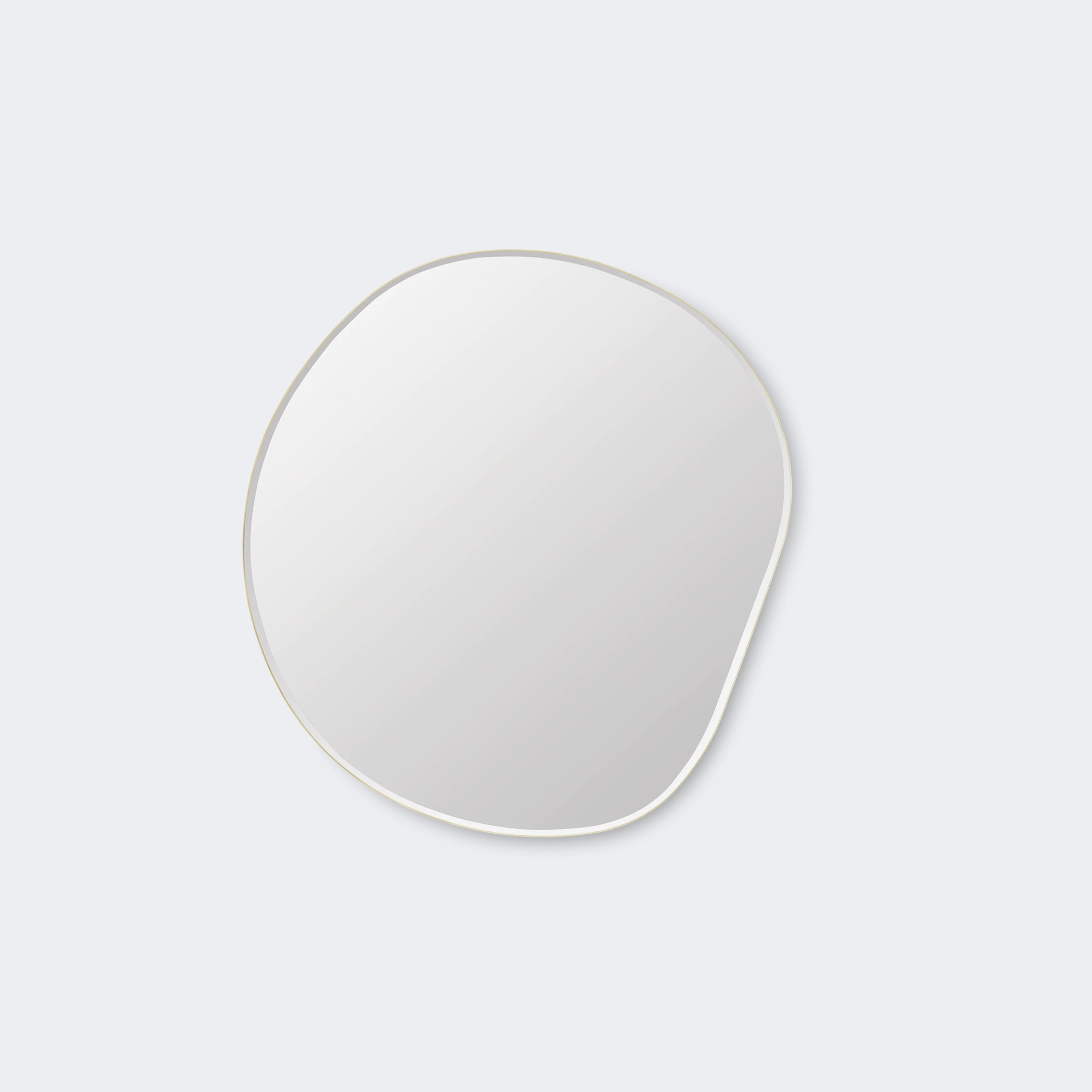 Ferm Living Pond Mirror Large Brass - KANSO #finish_brass