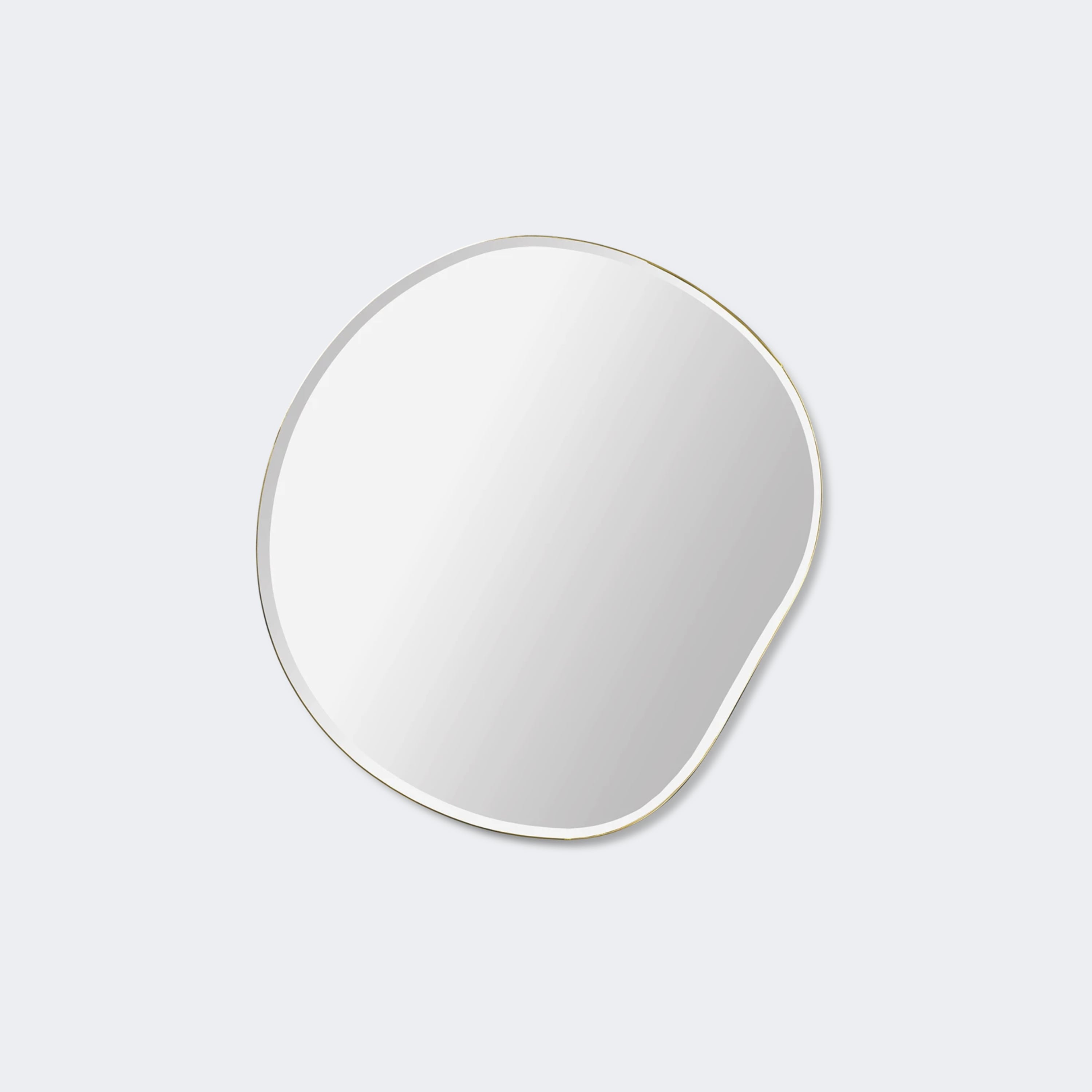 Ferm Living Pond Mirror - Small Brass - KANSO#frame_brass