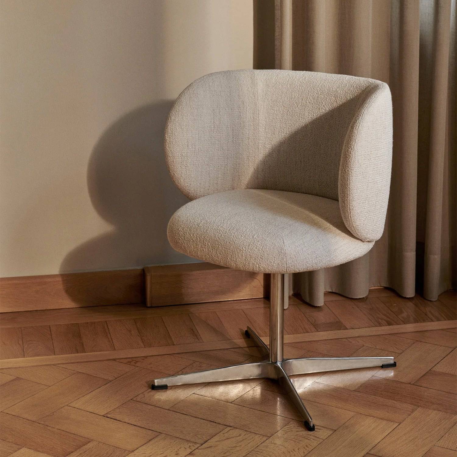 Ferm Living Rico Dining Chair, Swivel Base - KANSO