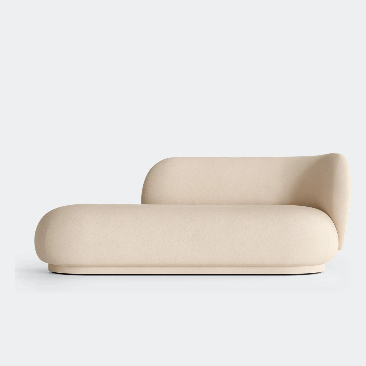 ferm Living Rico Divan, Brushed - Off-white, Right Armrest - KANSO#Color_Brushed - Off-white