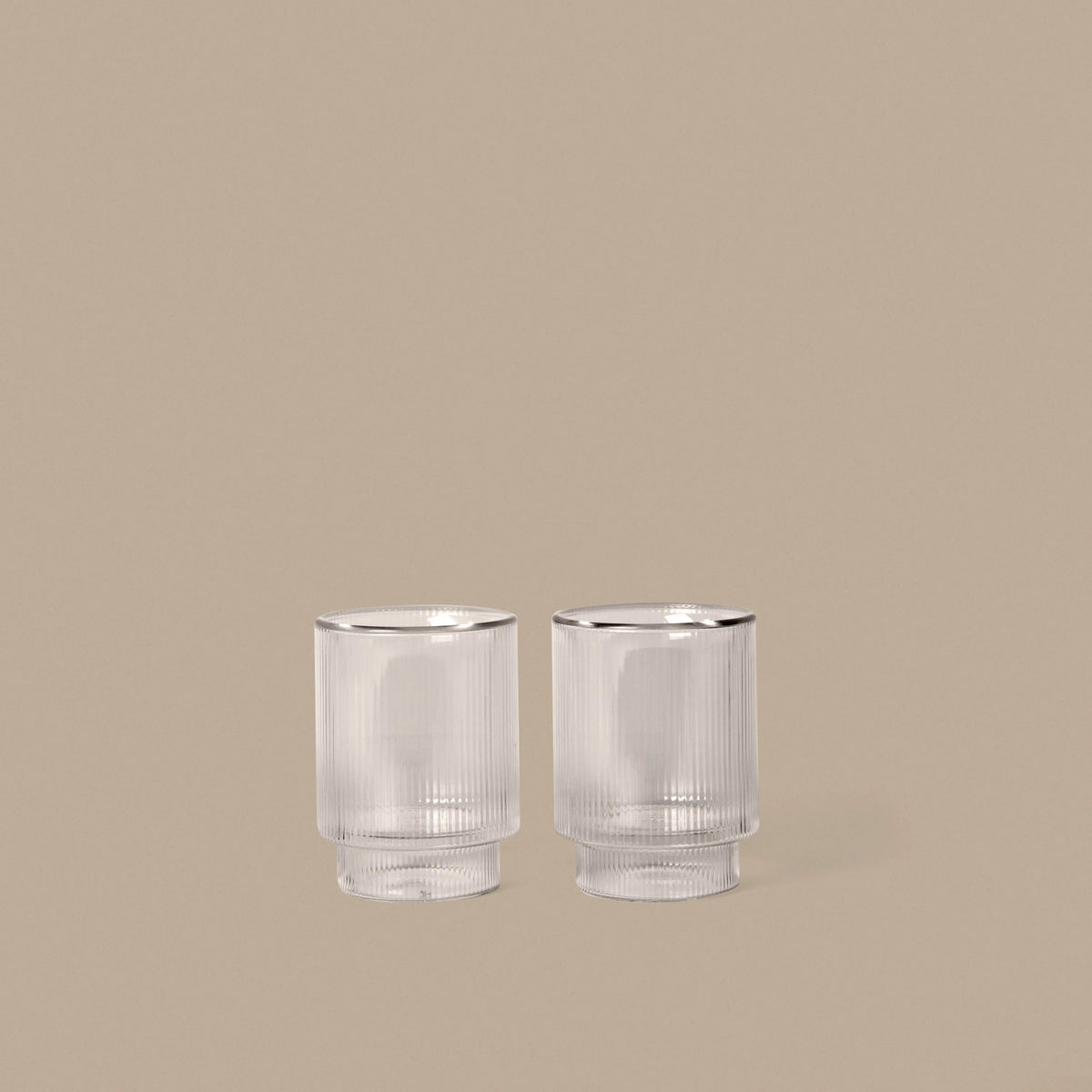 Ferm Living Ripple Thermal Glasses, Set of 2