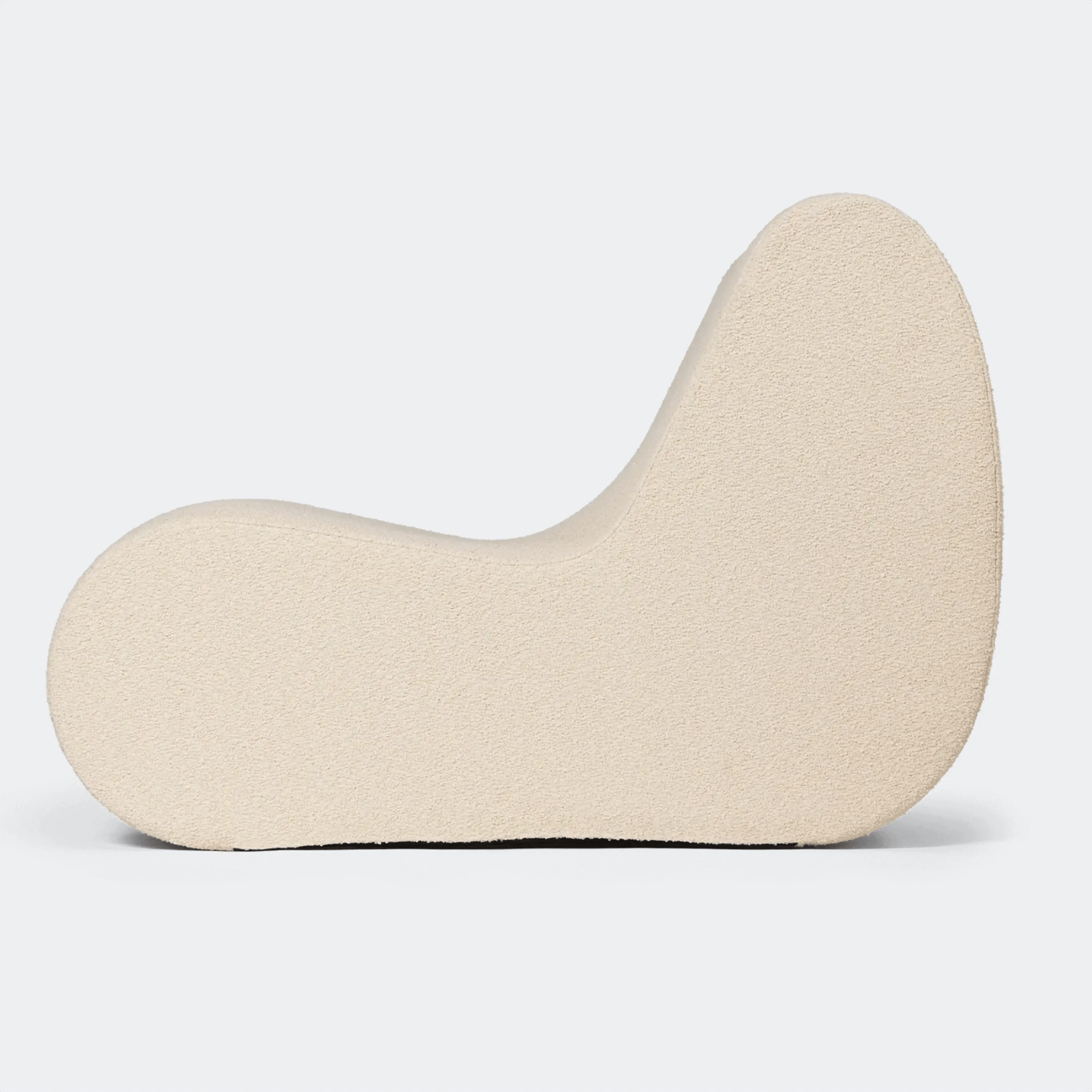 Ferm Living Rouli Center Module Pure Bouclé - Off-white - KANSO#Upholstery_Pure Bouclé - Off-white