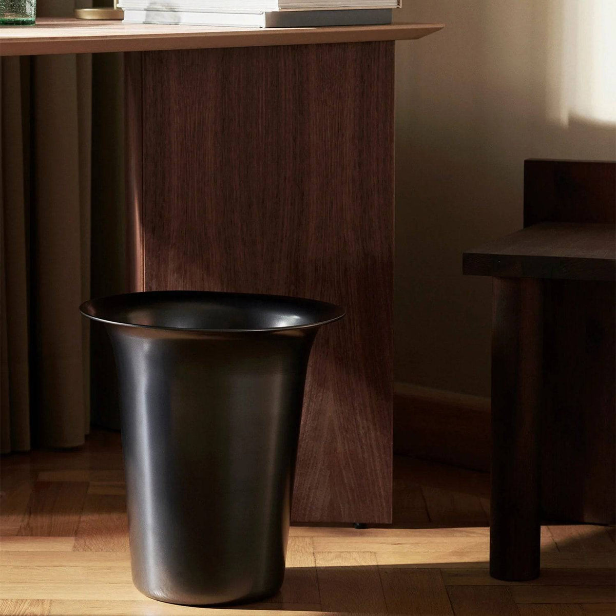 Ferm Living Spun Alu Basket Low#Size_Low