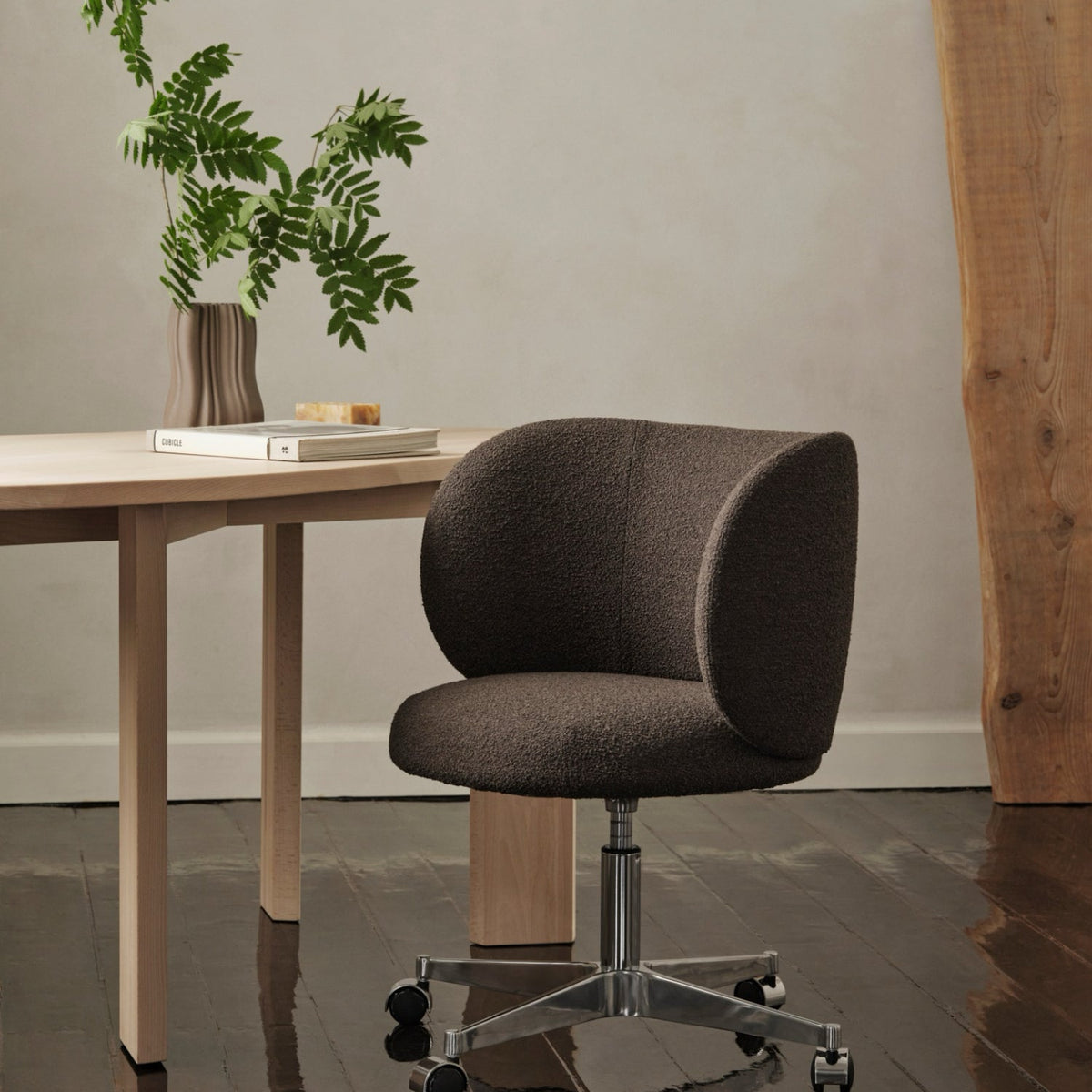Ferm Living Tarn Desk White Oiled Beech#Finish_White Oiled Beech