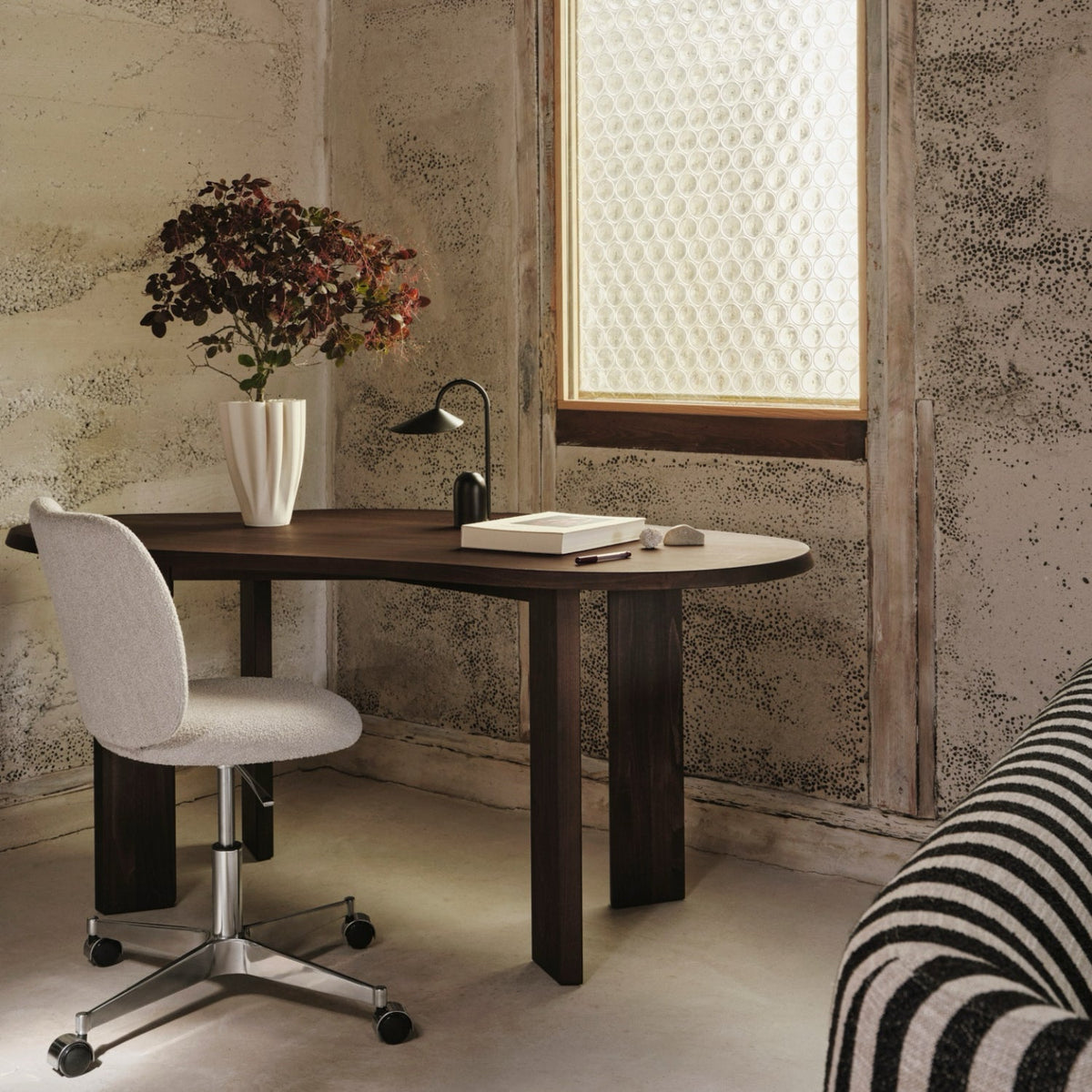 Ferm Living Tarn Desk Dark Stained Beech#Finish_Dark Stained Beech