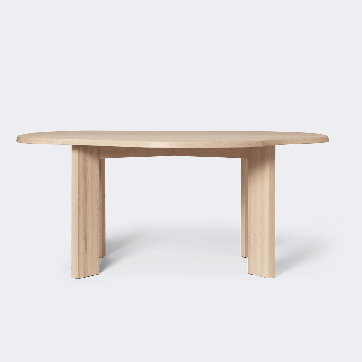 Ferm Living Tarn Desk White Oiled Beech#Finish_White Oiled Beech