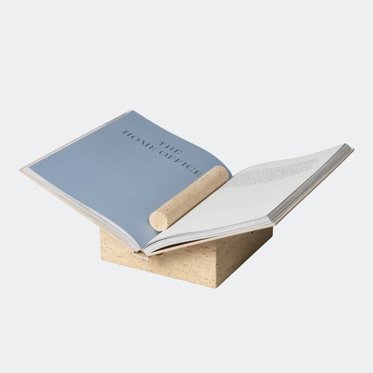 Ferm Living Tvara Book Stand Travertine#Color_Travertine