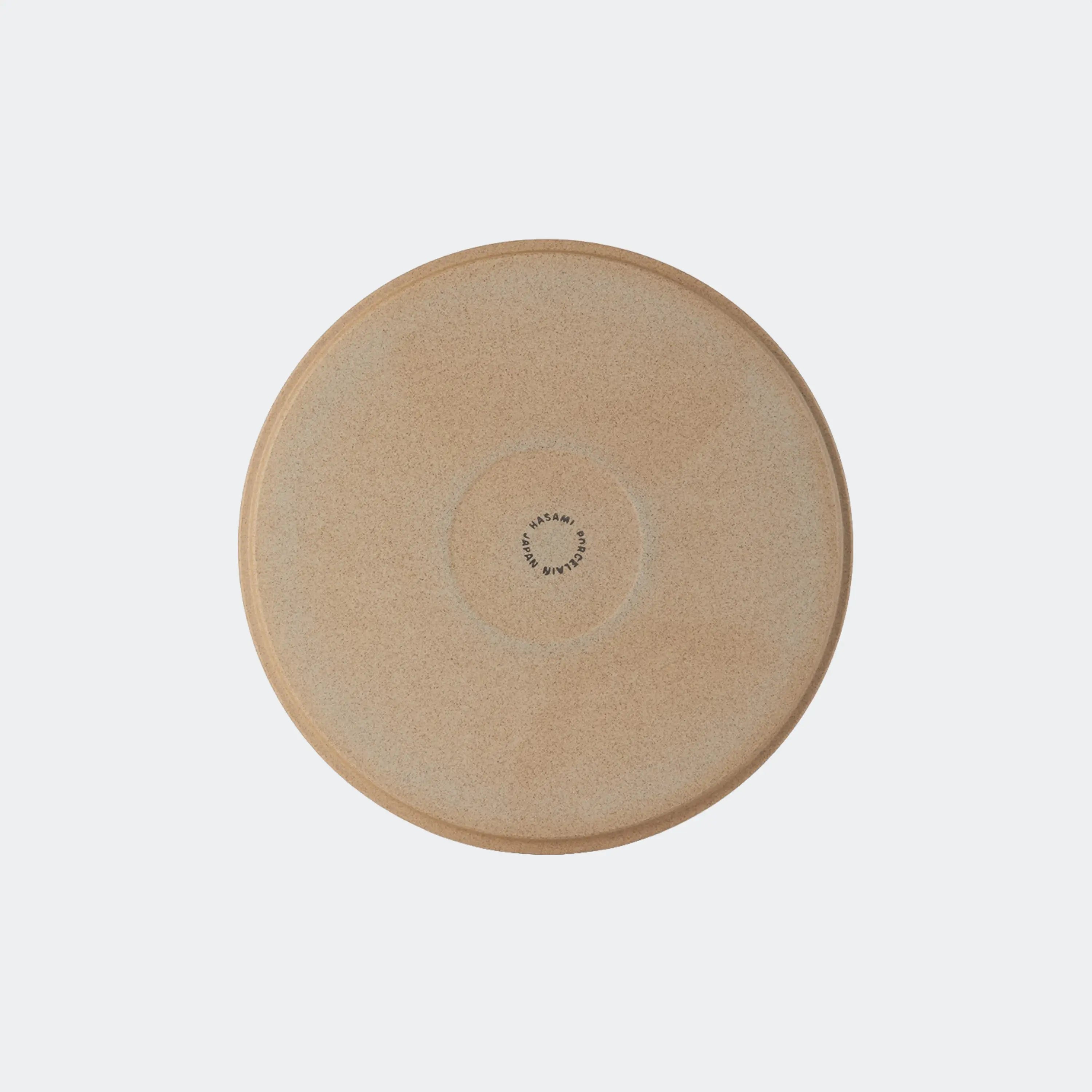 Hasami Porcelain Plate in Natural - KANSO