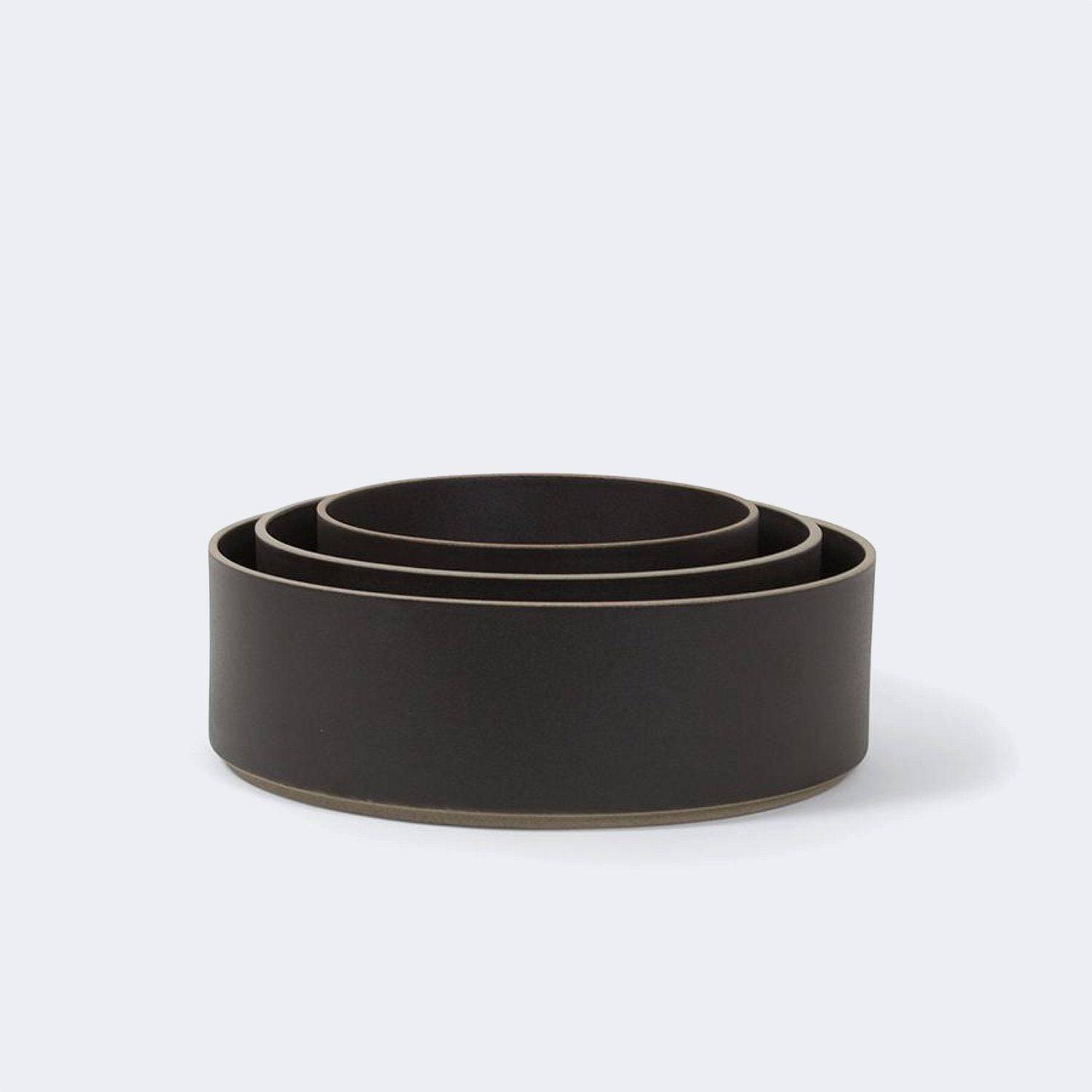 Hasami Porcelain Tall Bowl in Black - KANSO