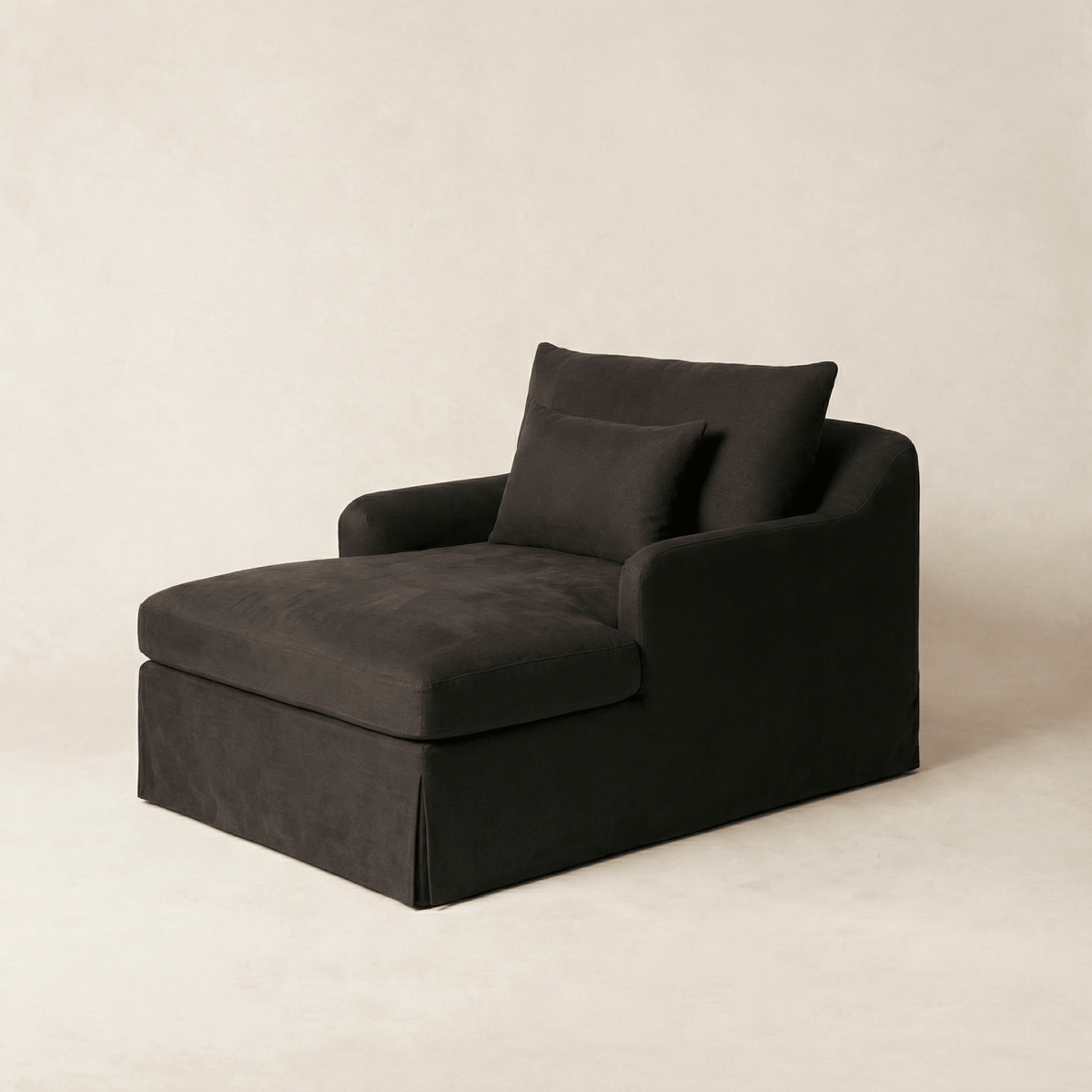 House of Leon Antwerp Chaise Lounge Vintage Black#Color_Vintage Black