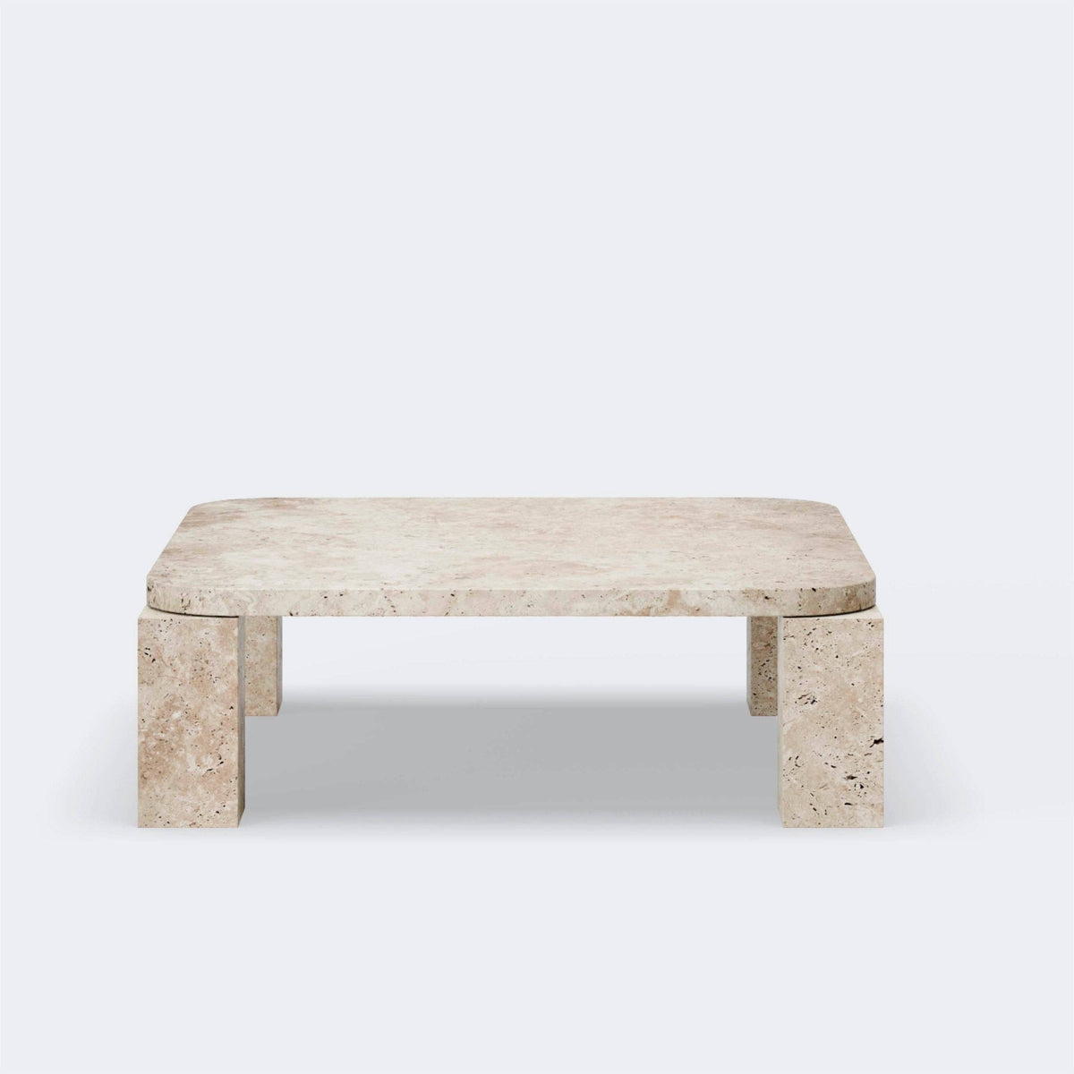 New Works Atlas Coffee Table Small Travertine#Color_Travertine
