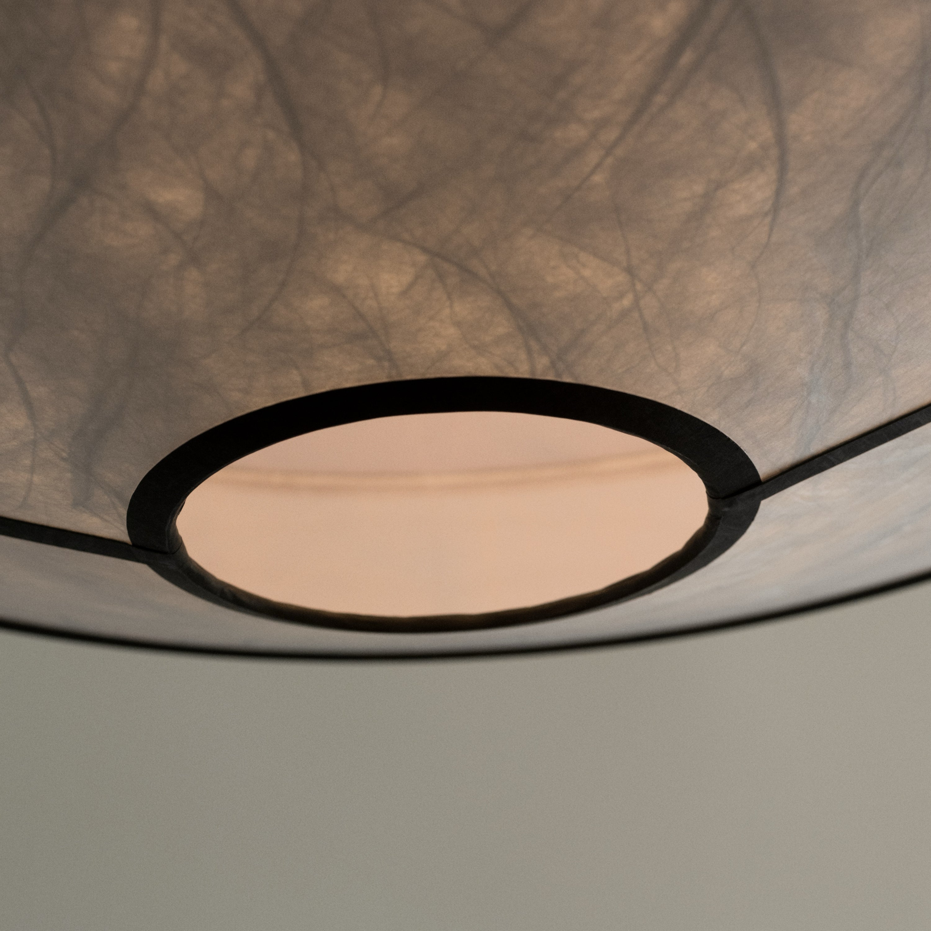 New Works Kite Pendant White and Black Tyvek Ø55 - KANSO