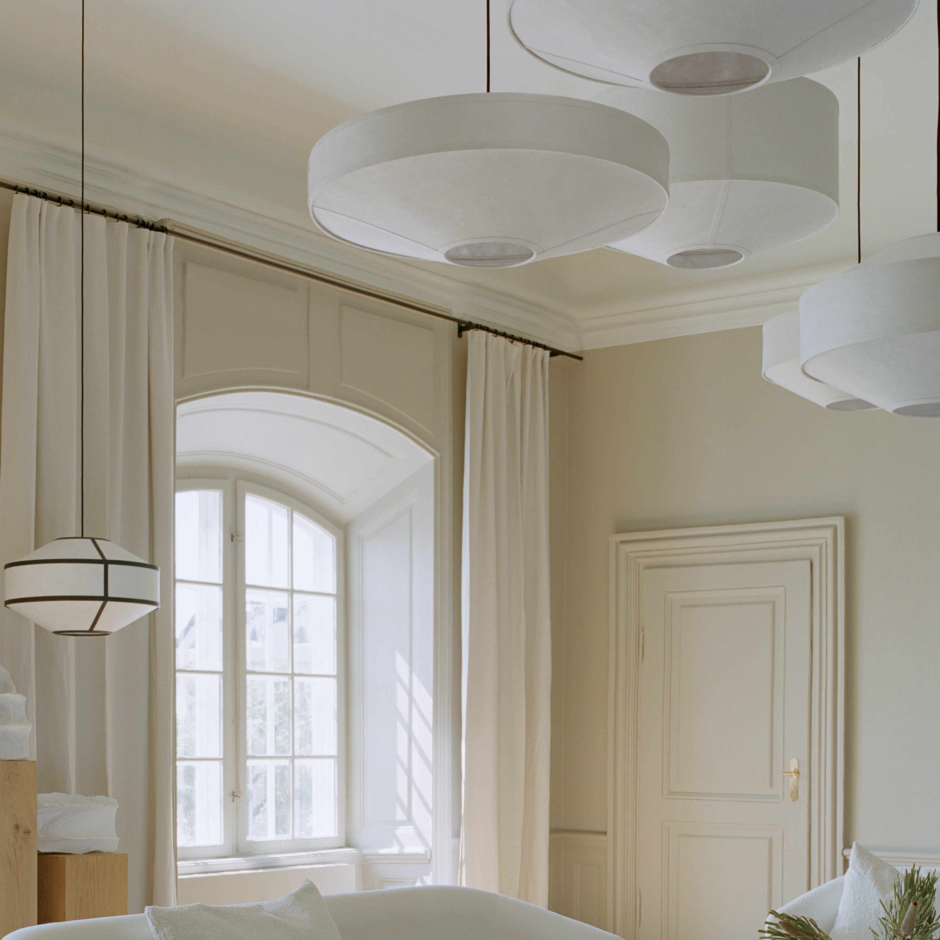 New Works Kite Pendant White Tyvek Ø55 - KANSO