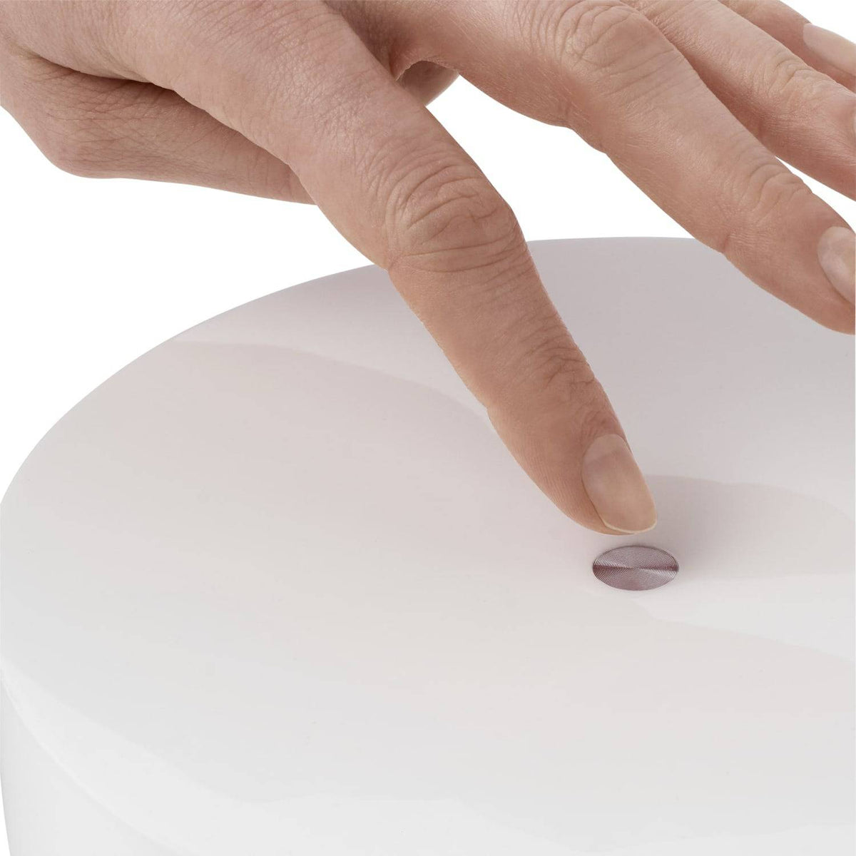 New Works Kizu Table Lamp, Portable Rosso Levanto