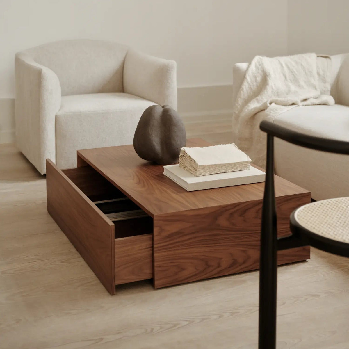 New Works Mass Coffee Table High w. Drawer