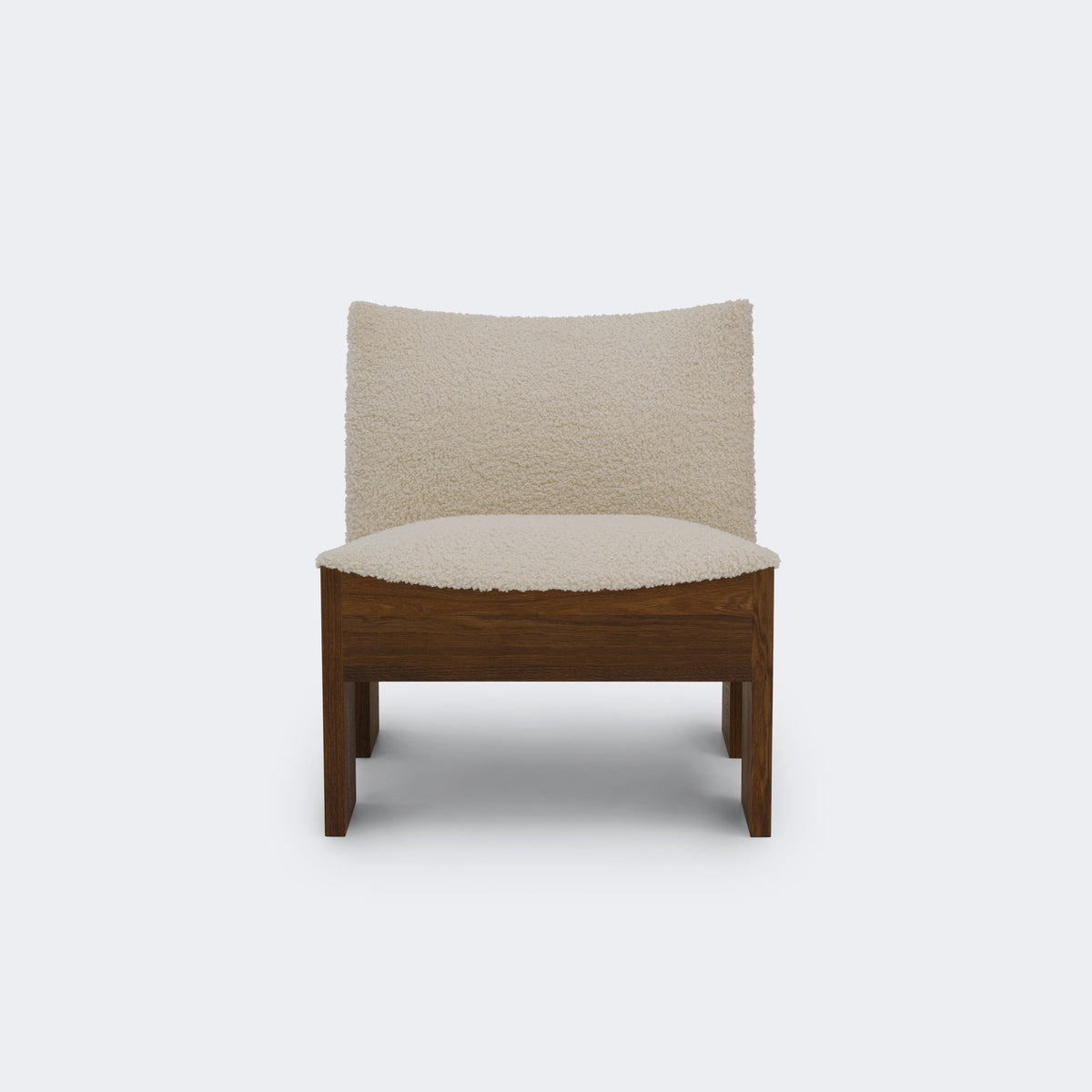 New Works Tenon Lounge Chair #Wood_Fumed Oak #Upholstery_Spacedust