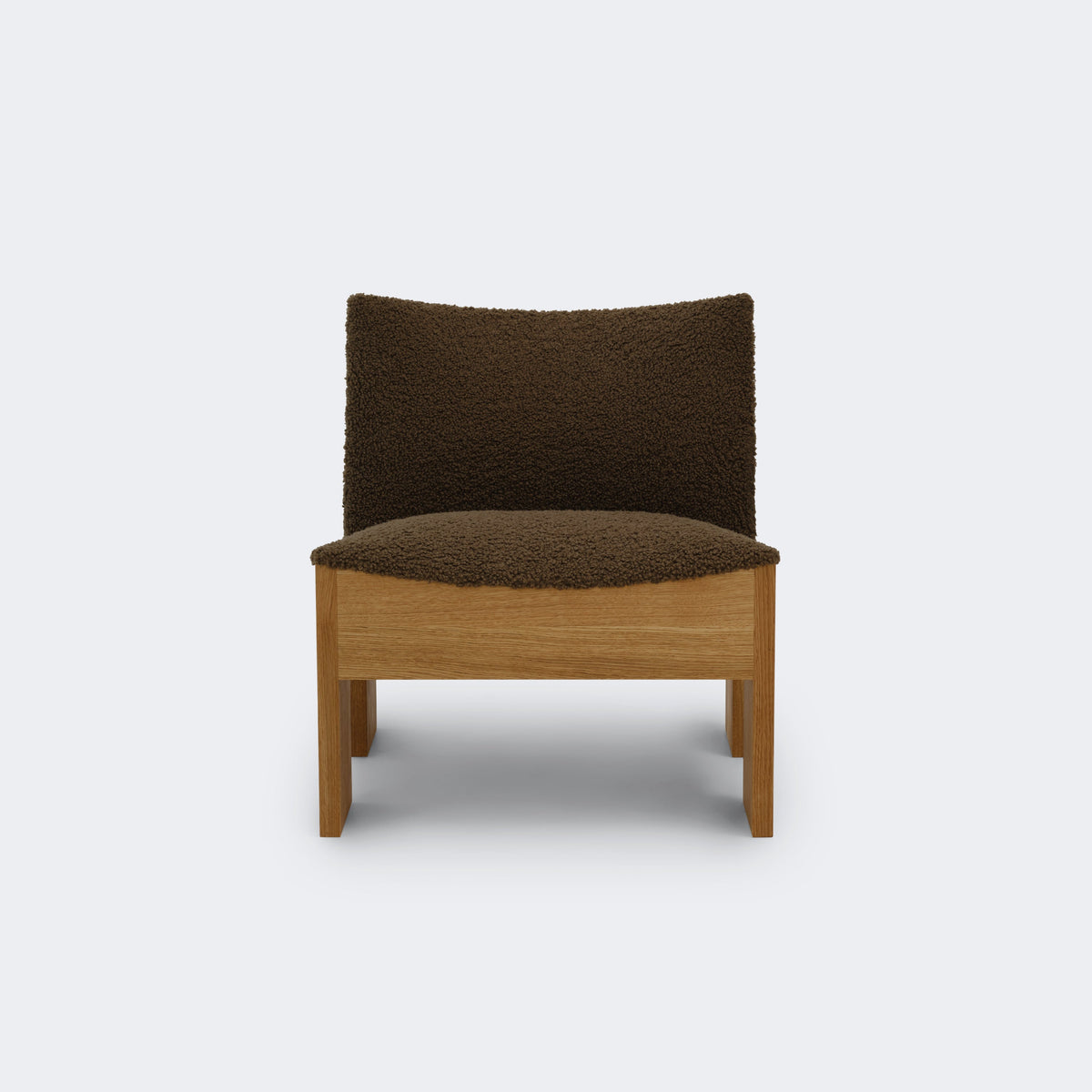 New Works Tenon Lounge Chair #Wood_Natural Oak #Upholstery_Mocha