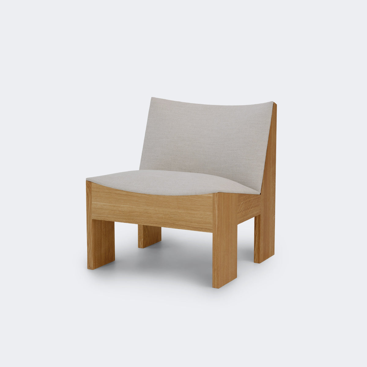 New Works Tenon Lounge Chair #Wood_Natural Oak #Upholstery_Quill