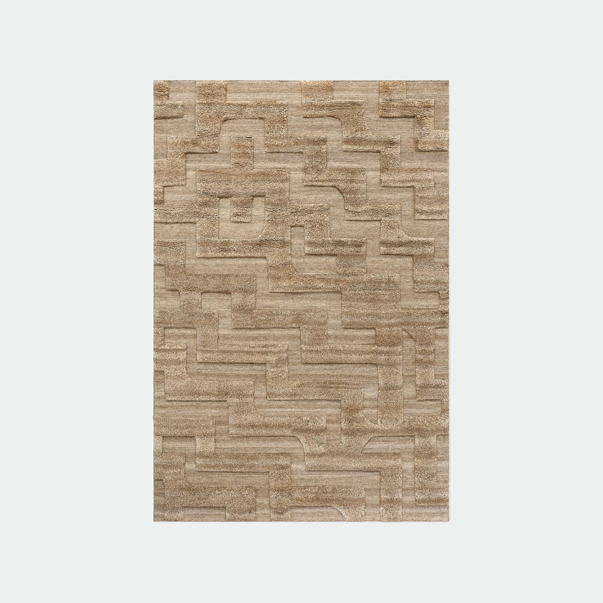 Nordic Knots Boho Rug - KANSO#Color_Brown Mix