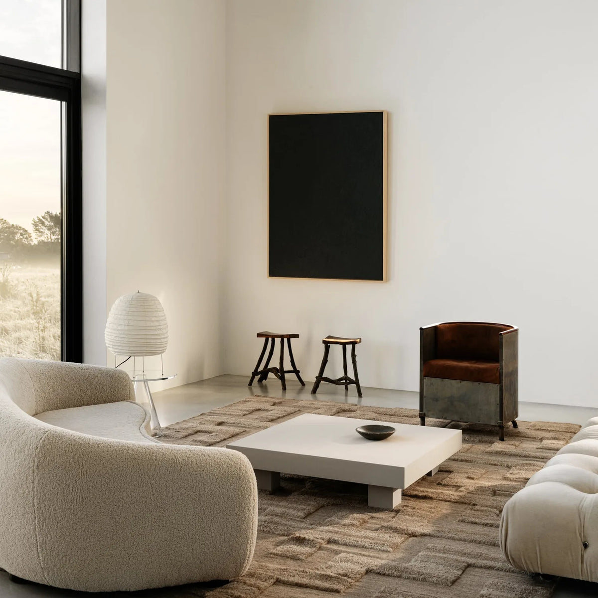 Nordic Knots Boho Rug - KANSO#Color_Brown Mix