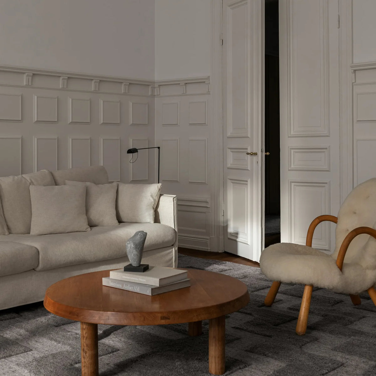 Nordic Knots Boho Rug - KANSO#Color_Gray Mix