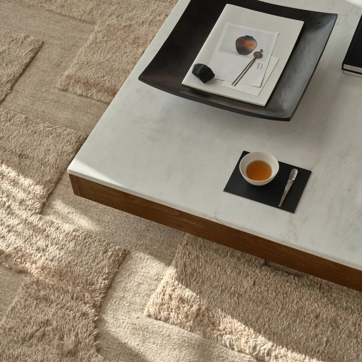 Nordic Knots Boho Rug - KANSO#Color_Sand Mix