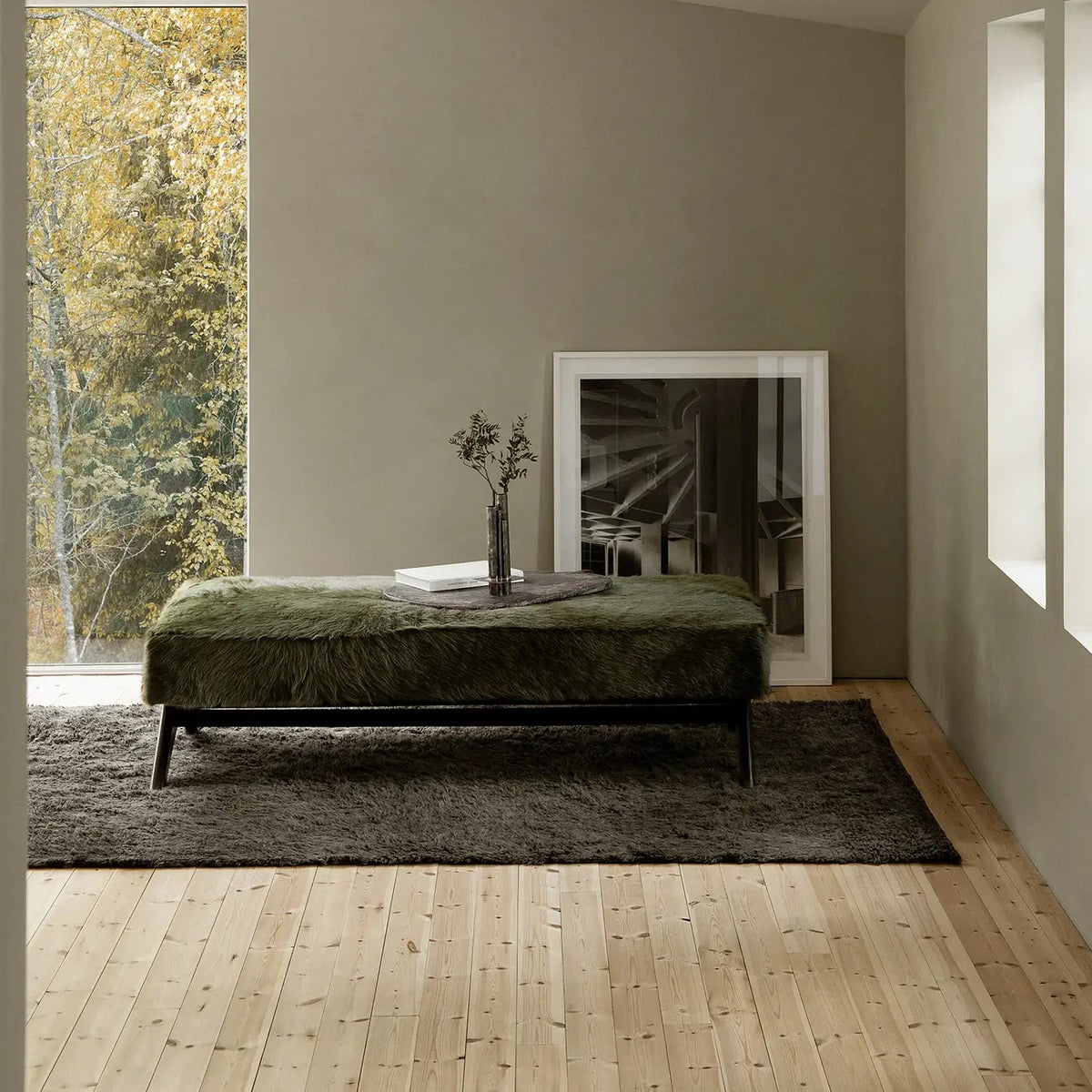 Nordic Knots Fields Rug - KANSO#Color_Anthracite
