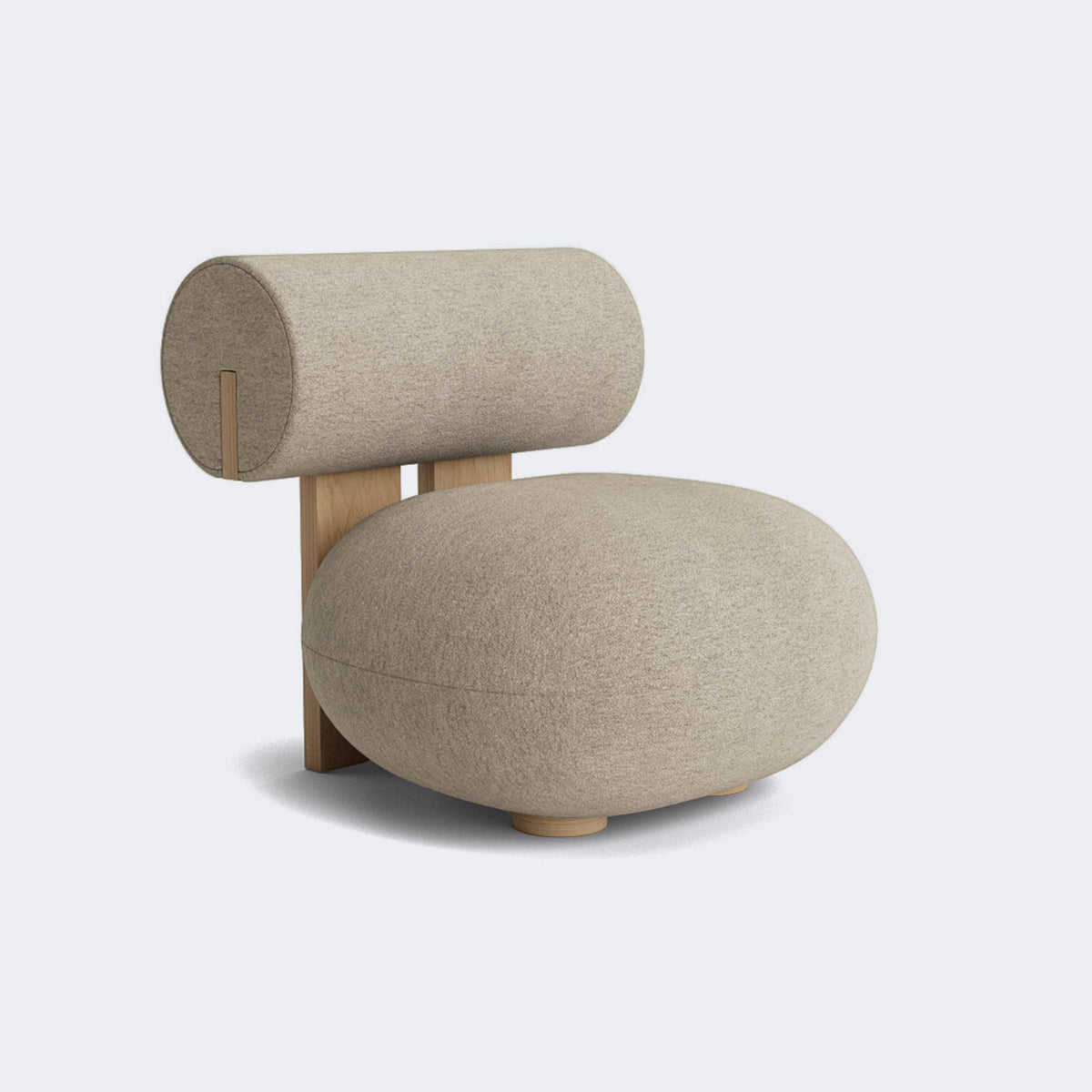 Norr11 Hippo Lounge Chair Natural Oak Barnum Col 3