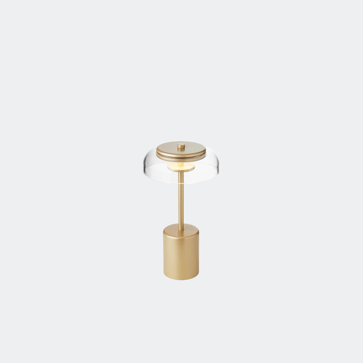 Nuura Blossi Table Lamp Mini, Nordic Gold / Clear - KANSO#Finish_Nordic Gold / Clear