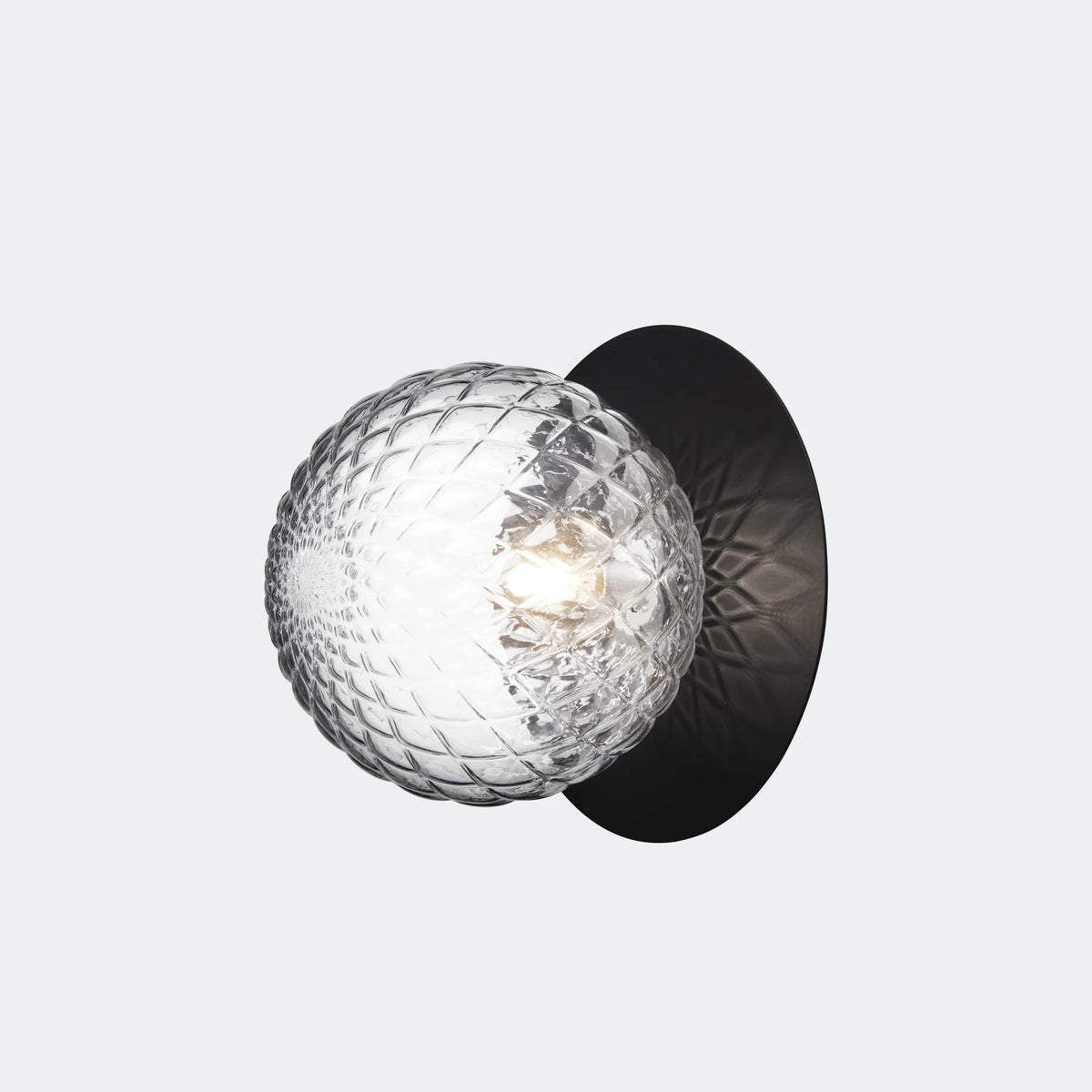 Nuura Liila 1 Wall Light Large, Black / Optic Clear - KANSO#Finish_Black / Optic Clear
