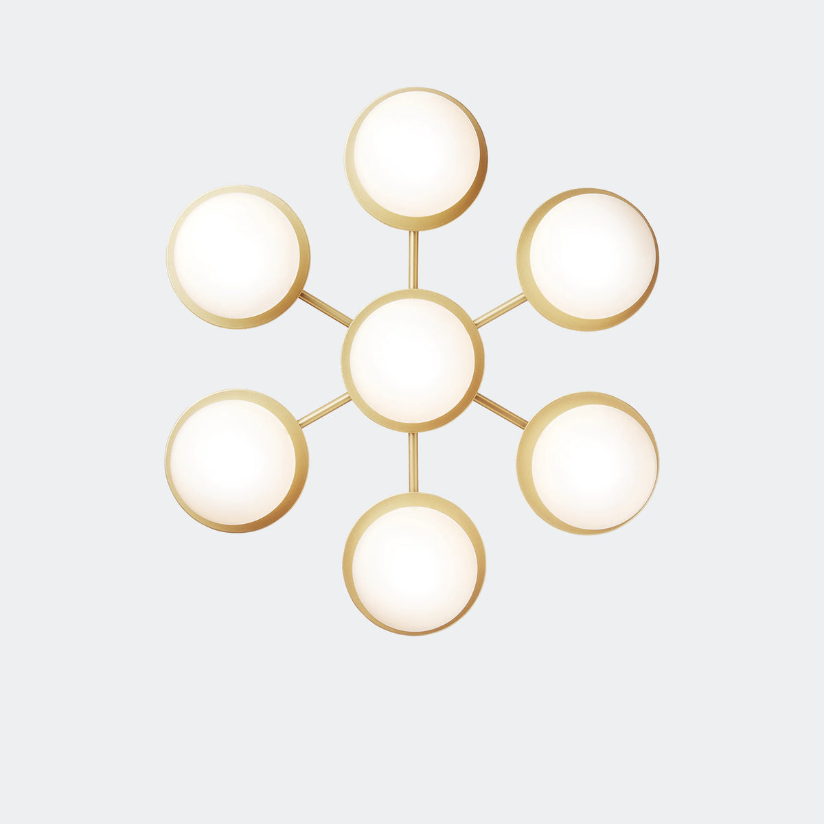 Nuura Liila Star Wall Light, Nordic Gold / Opal - KANSO#Finish_Nordic Gold / Opal