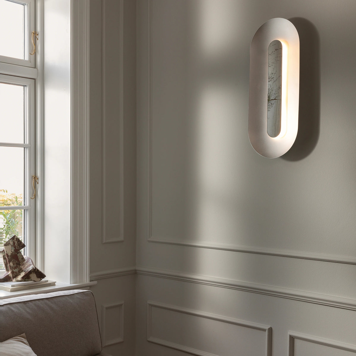 Nuura Sasi Wall Light Large, Silver - KANSO#Finish_Silver